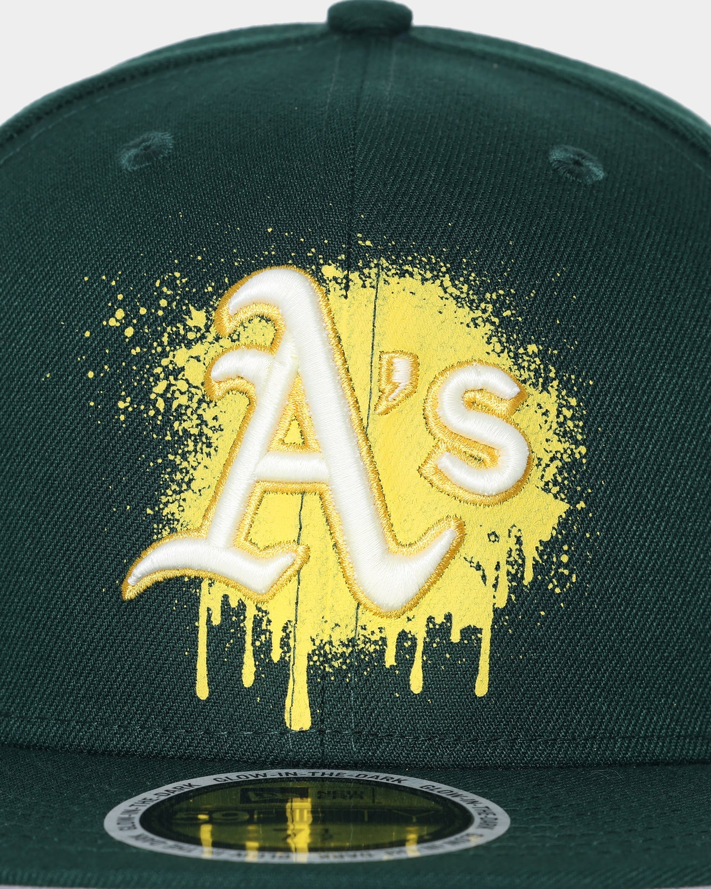 New Era Oakland Athletics 'Spray Paint Glow' 59FIFTY Fitted Original Team Colours