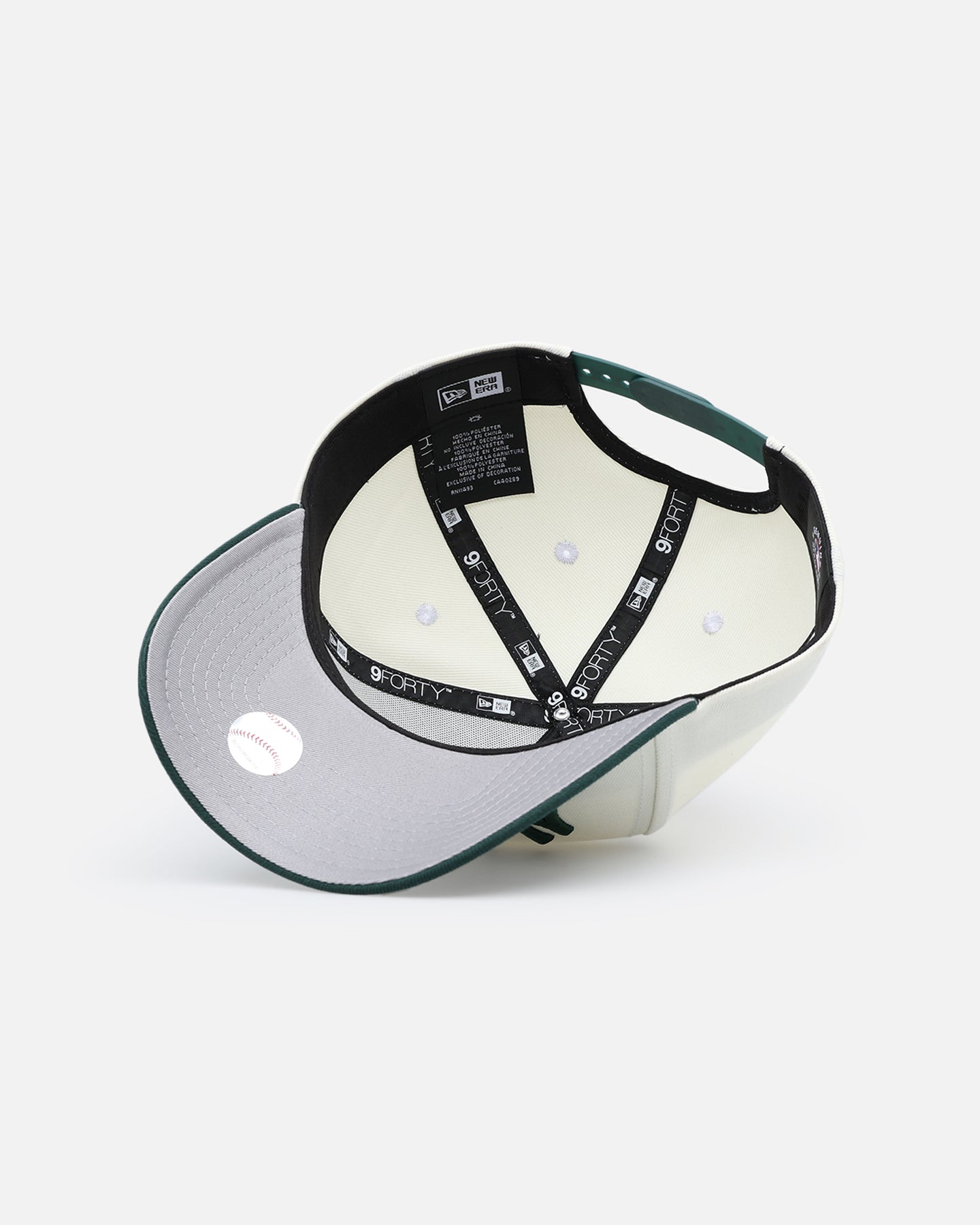 New Era New York Yankees X Los Angeles Dodgers 'Dual Logo' 9FORTY A-Frame Snapback Chrome/Dark Green