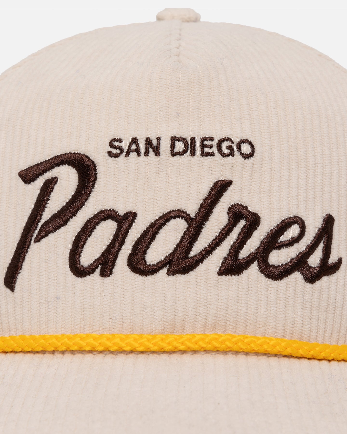 47 Brand San Diego Padres 'MLB Opening Day' Corduroy Crossrope Hitch Snapback Natural