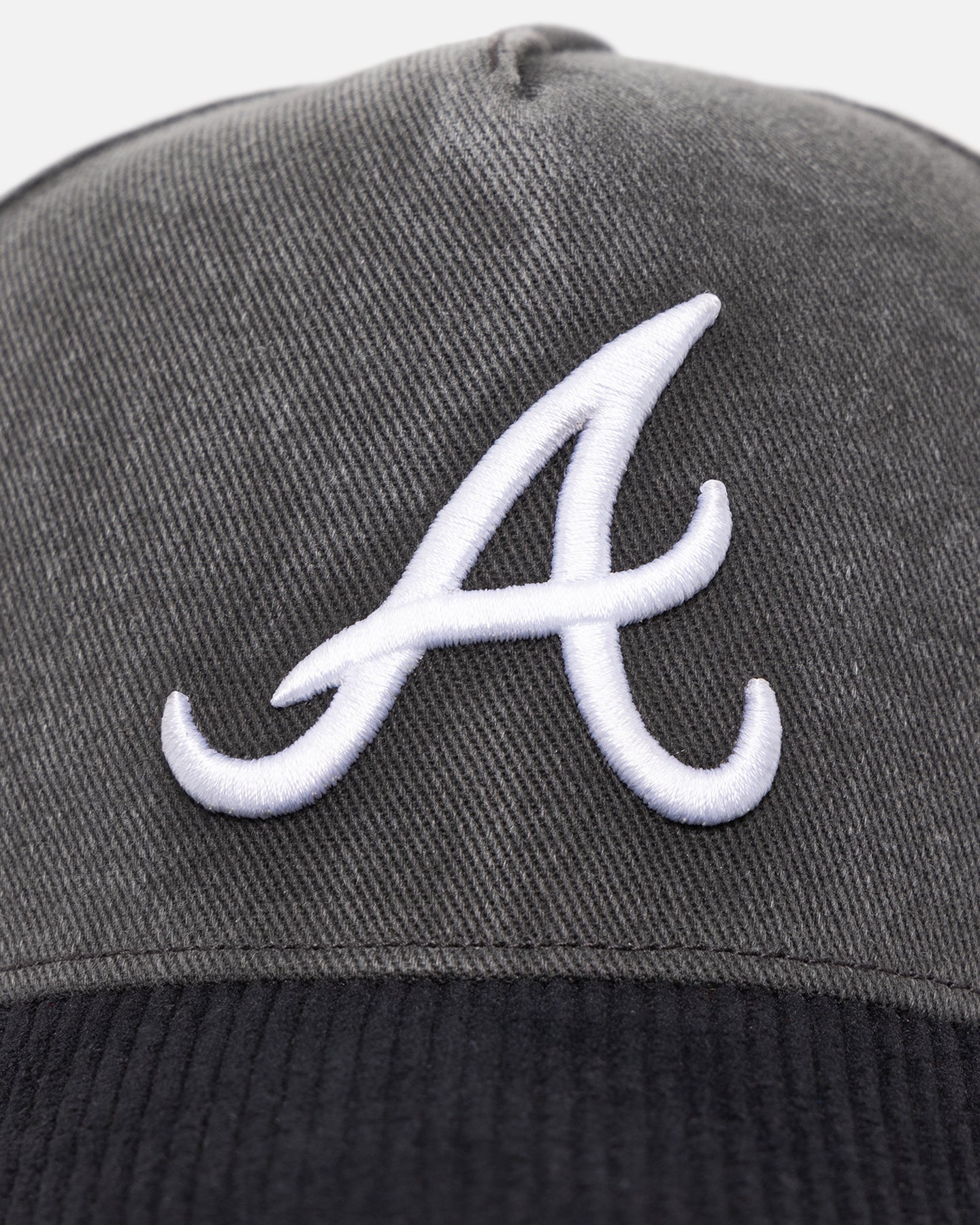 47 Brand Atlanta Braves 'Apollo Corduroy' Offside DT Snapback Black
