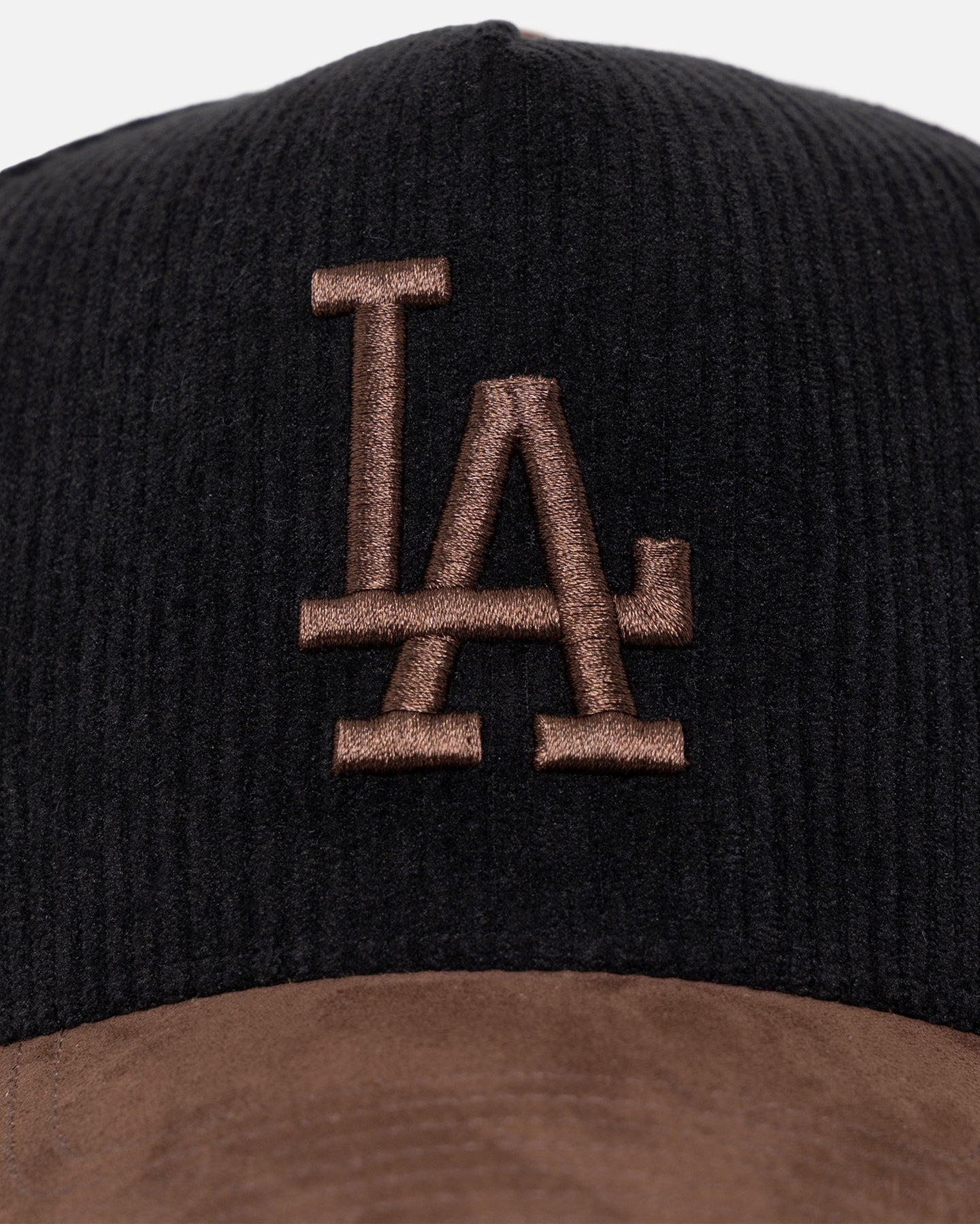 47 Brand Los Angeles Dodgers 'Black Barren' 47 Offside DT Corduroy Snapback Black