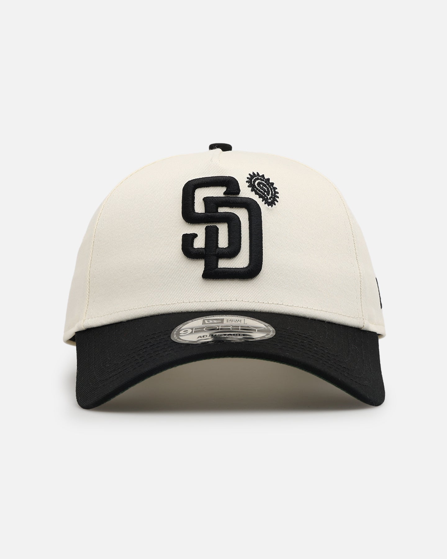New Era San Diego Padres 'Paisley Hit' 9FORTY A-Frame Snapback Chrome White/Black