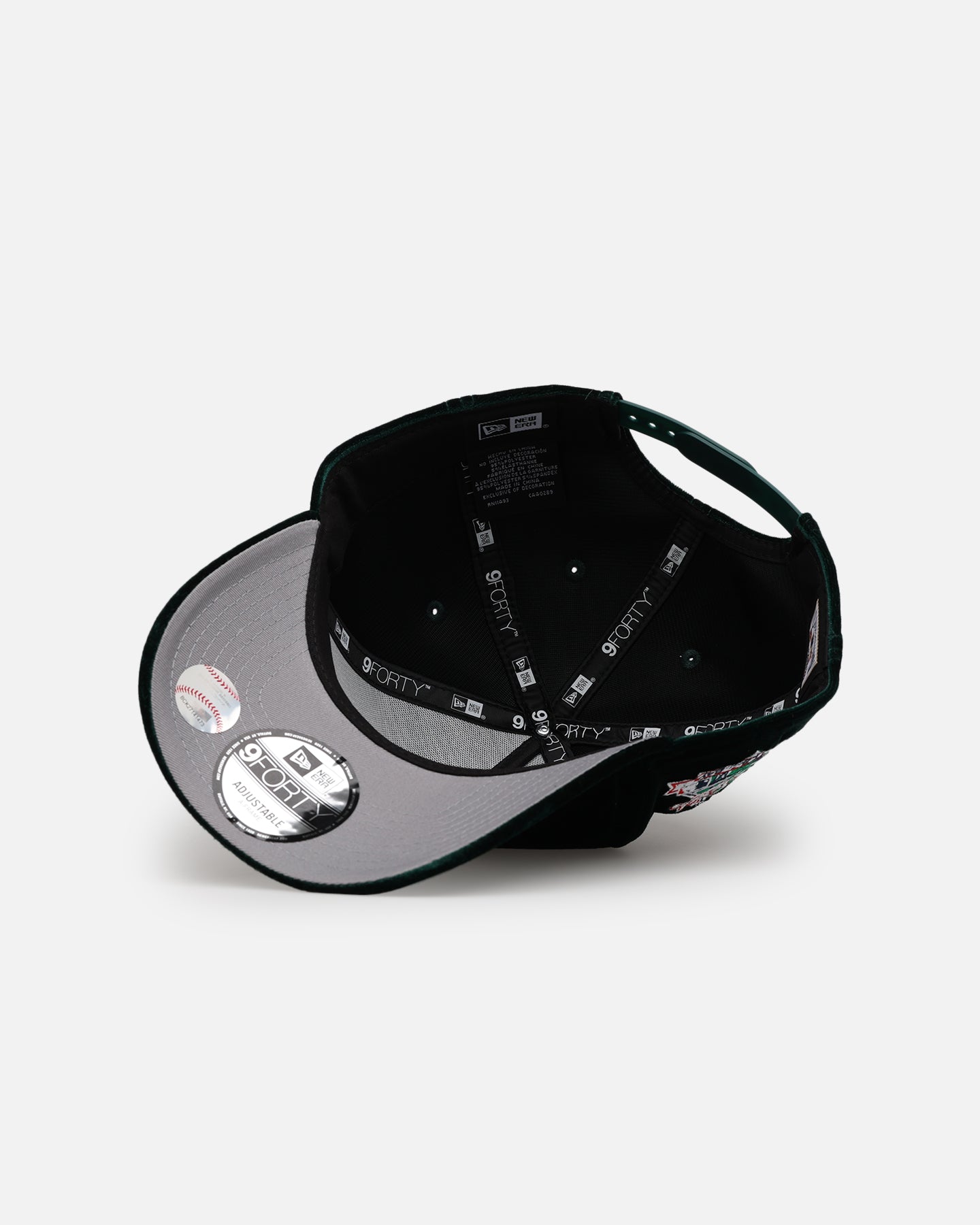 New Era Oakland Athletics 'Velvet Official Team Color' 9FORTY A-Frame Snapback Green