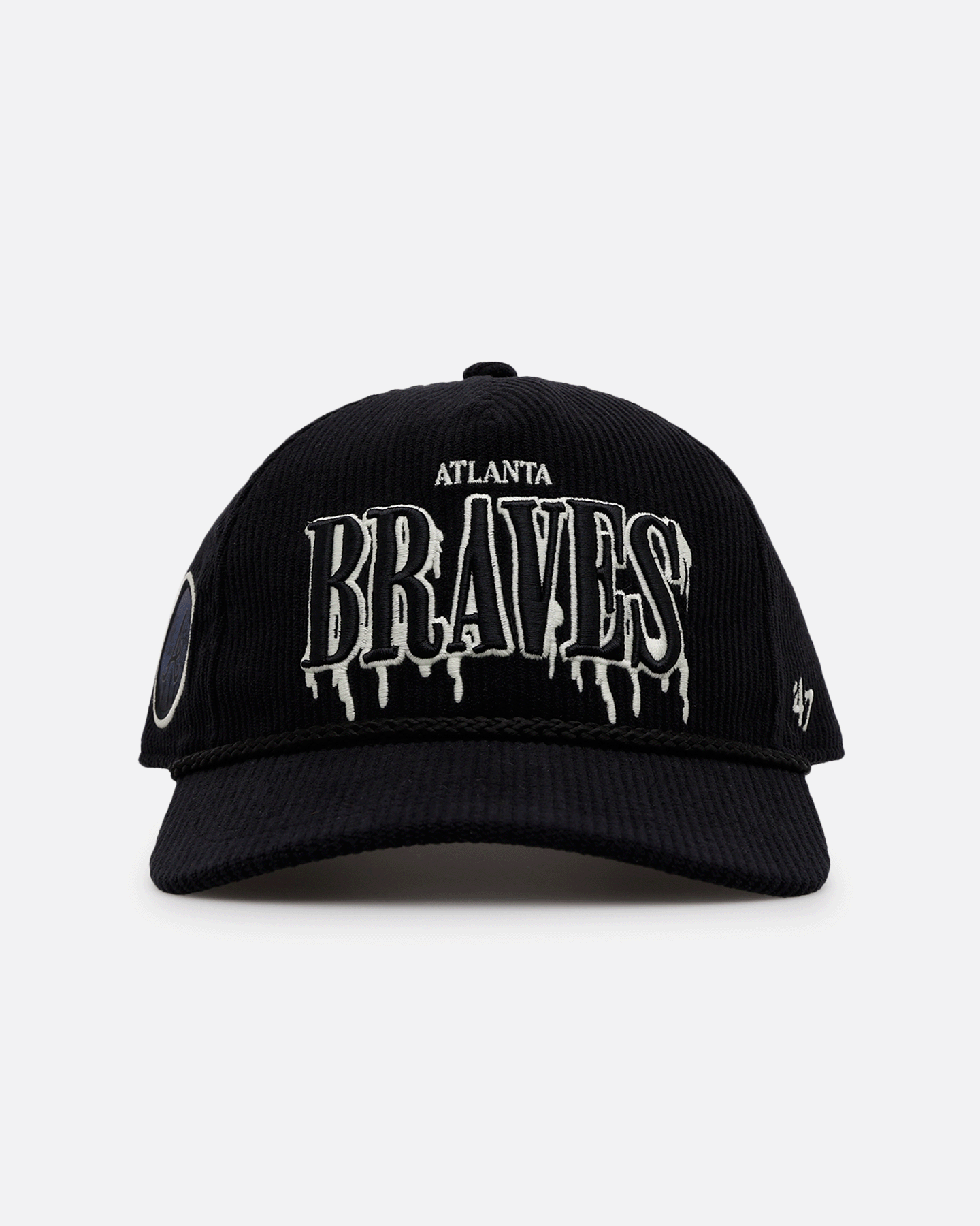 47 Brand Atlanta Braves 'Slasher' 47 Hitch Corduroy Snapback Black