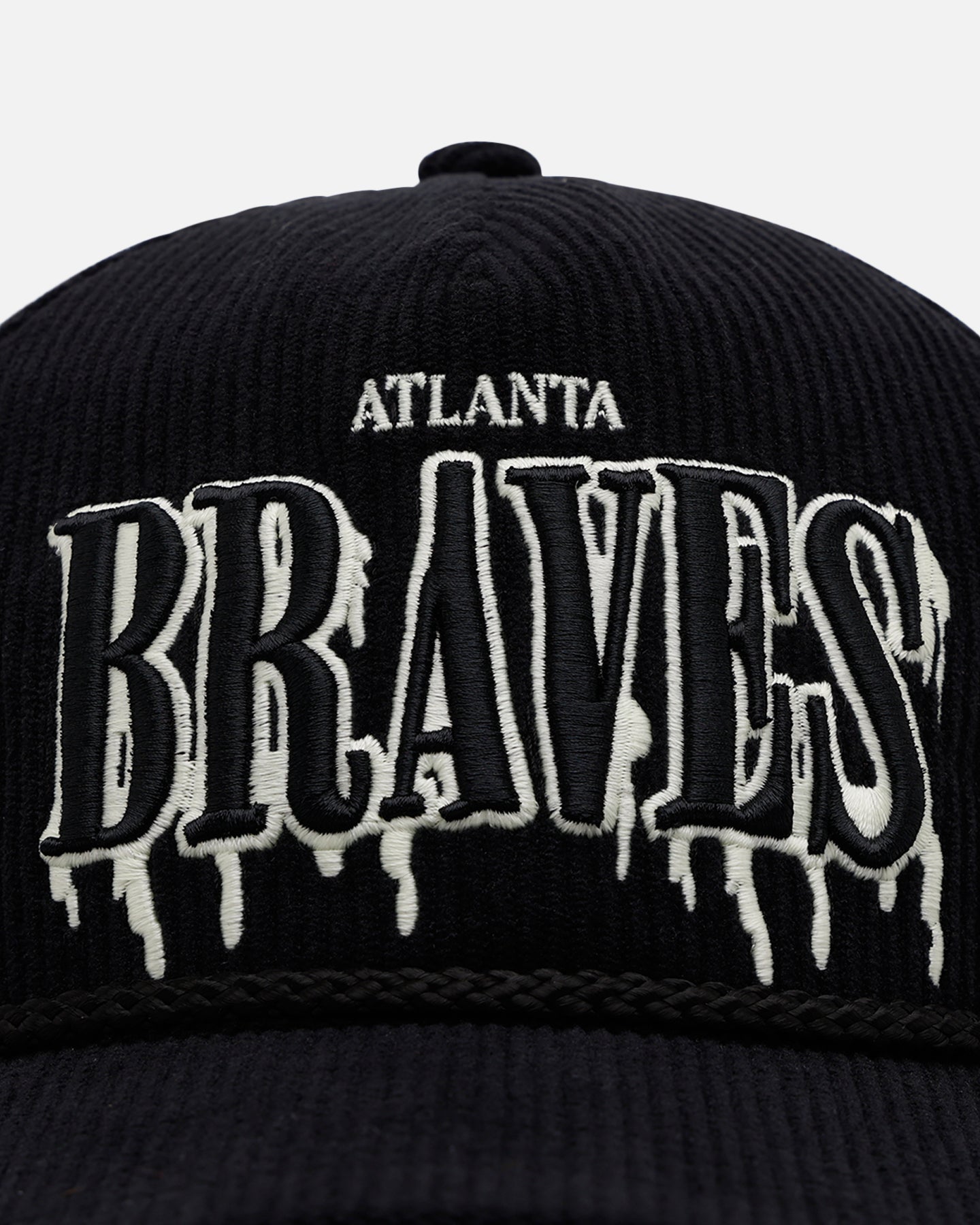 47 Brand Atlanta Braves 'Slasher' 47 Hitch Corduroy Snapback Black
