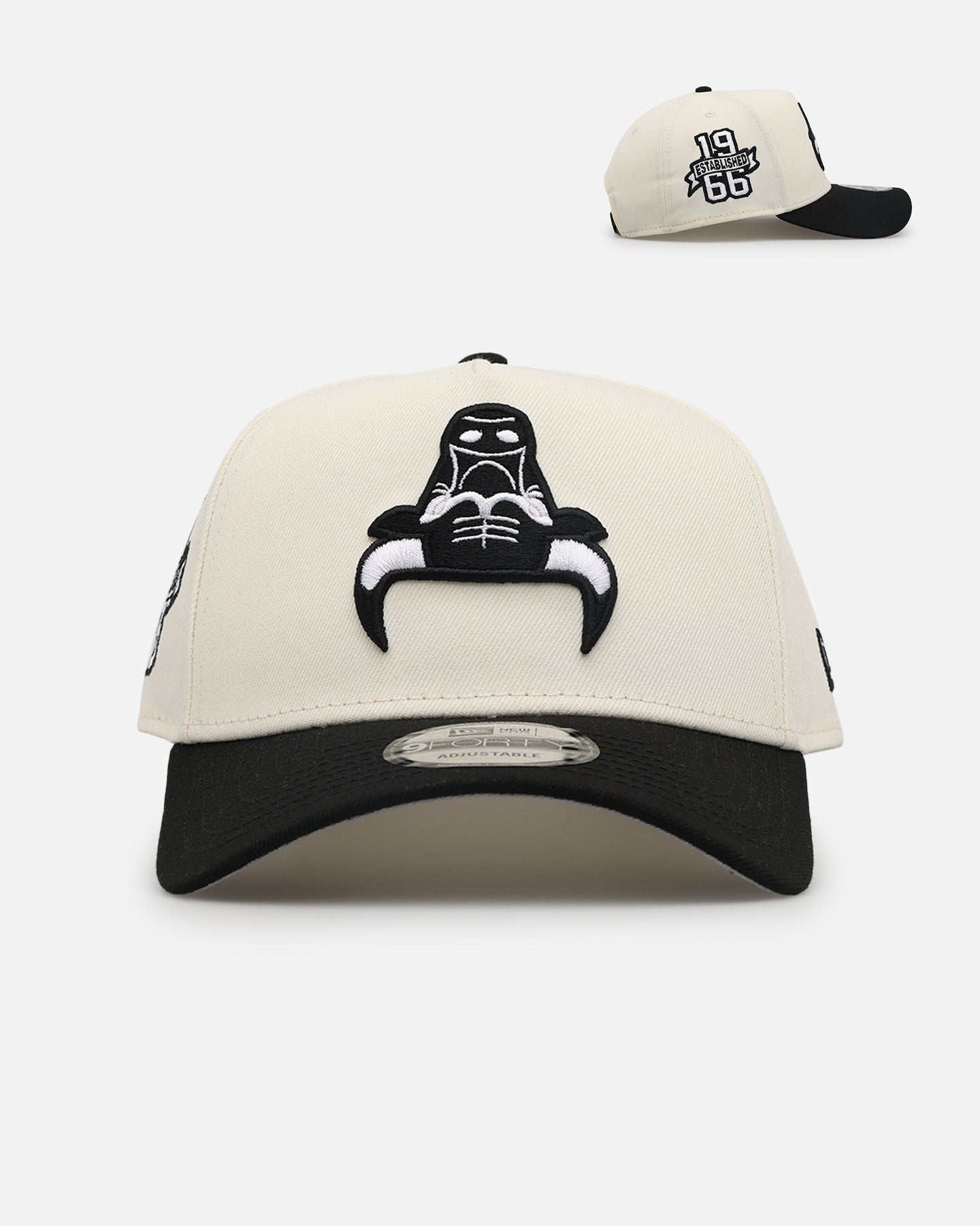 New Era Chicago Bulls 'Chrome Black Upside Down Logo' 9FORTY A-Frame Snapback Chrome/Black