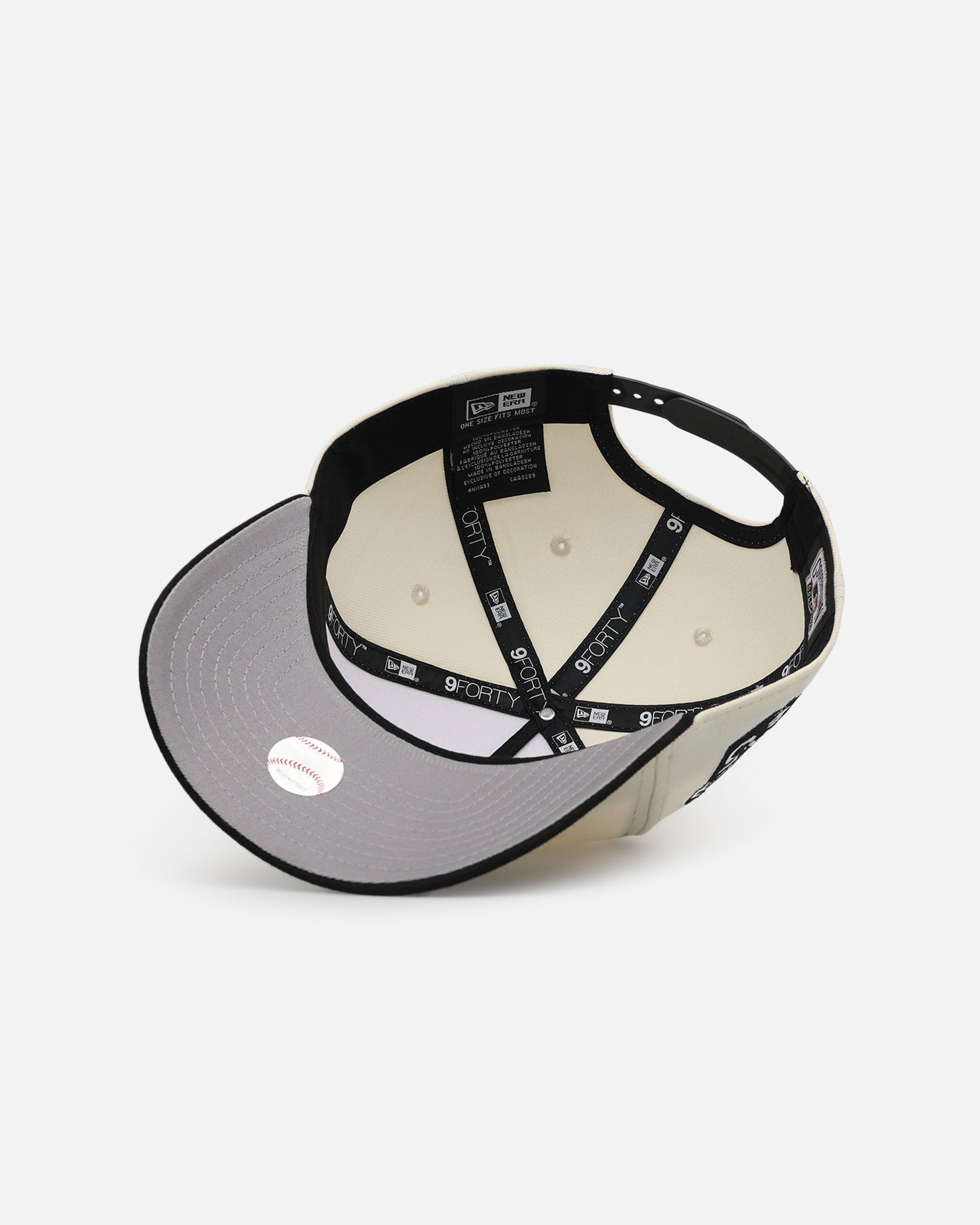 New Era Florida Marlins 'Chrome Black Upside Down Logo' 9FORTY A-Frame Snapback Chrome/Black