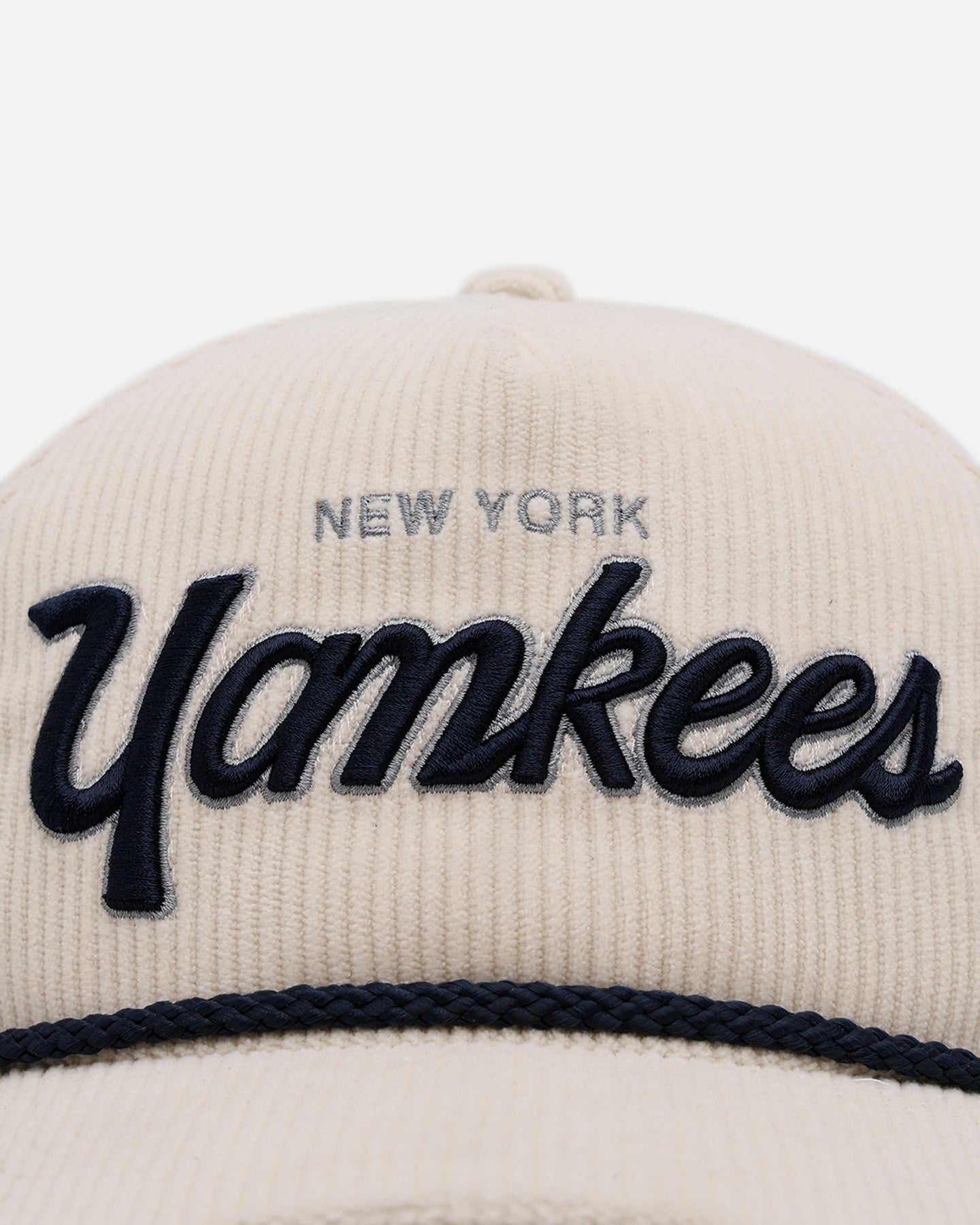 47 Brand New York Yankees 'Natural Script' Premium Hitch Corduroy Snapback Natural