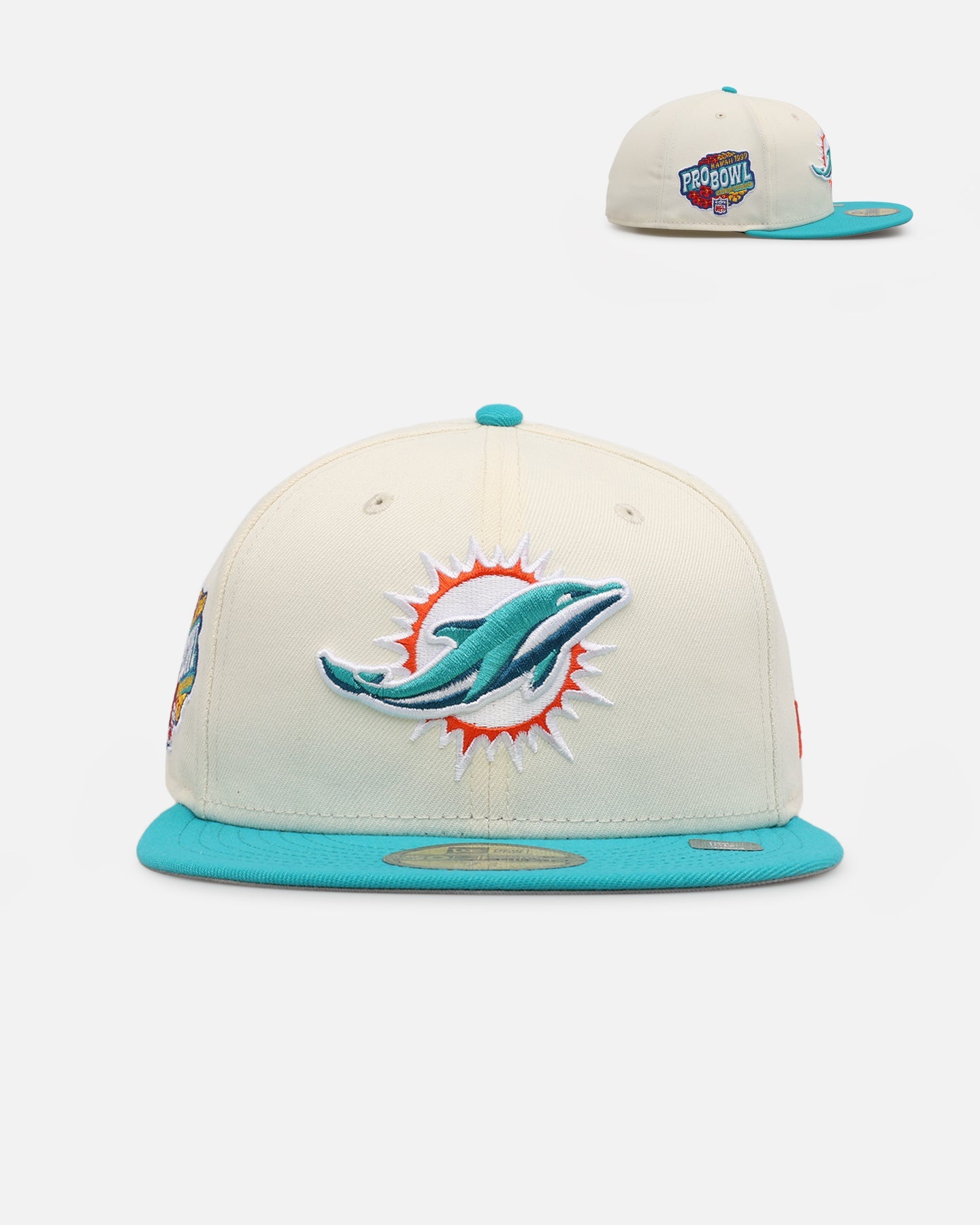 New Era Miami Dolphins 'Chrome OTC' 59FIFTY Fitted Chrome/OTC