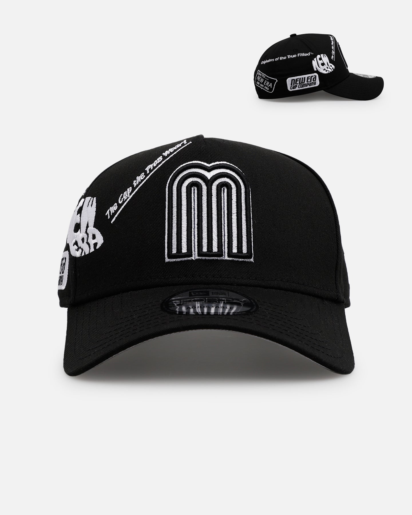 New Era Mexico National Baseball Team 'Mexico Spring Delivery' 9FORTY A-Frame Snapback Black/White