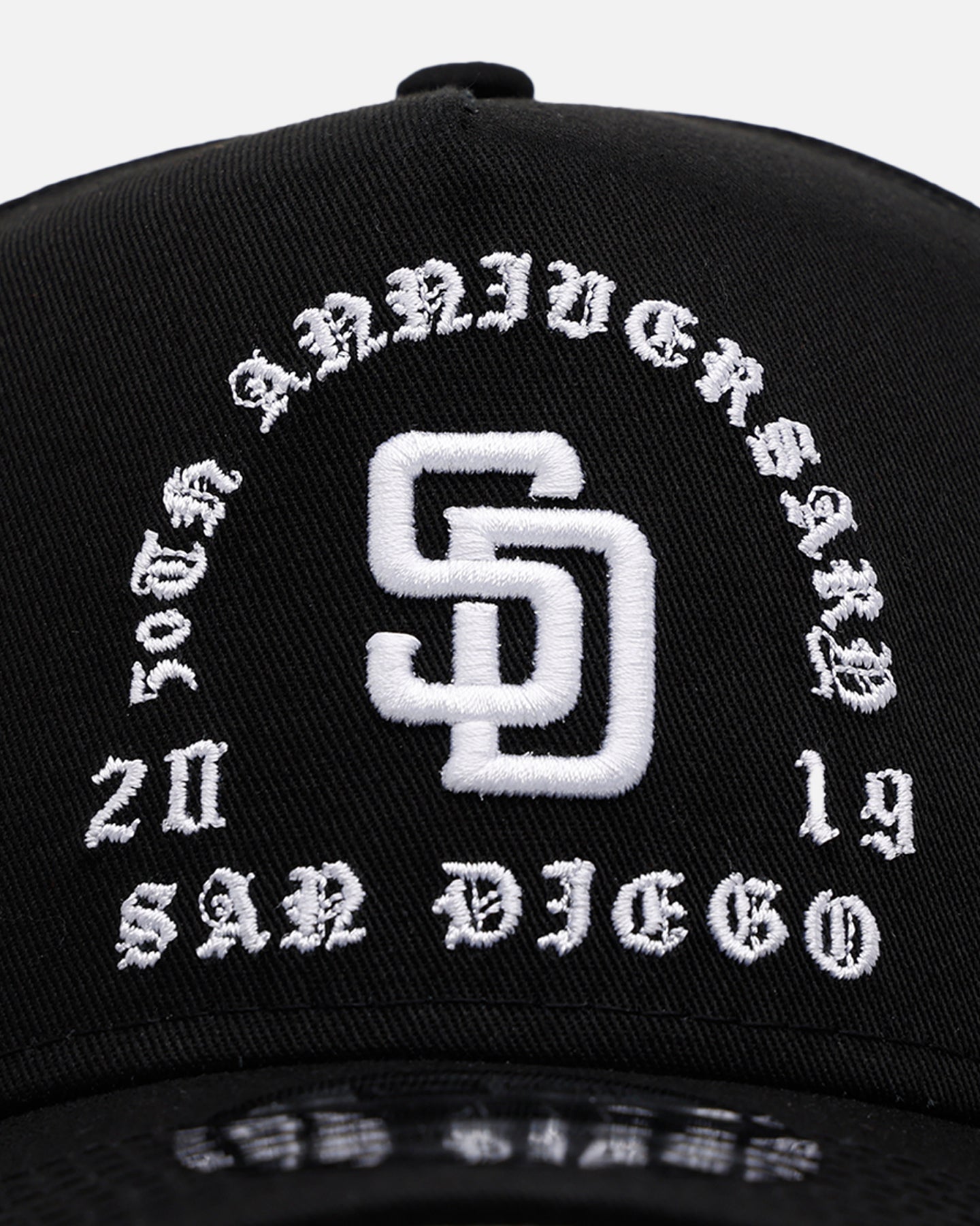 New Era San Diego Padres 'Gothic Arch 2.0' 9FORTY A-Frame Snapback Black/White