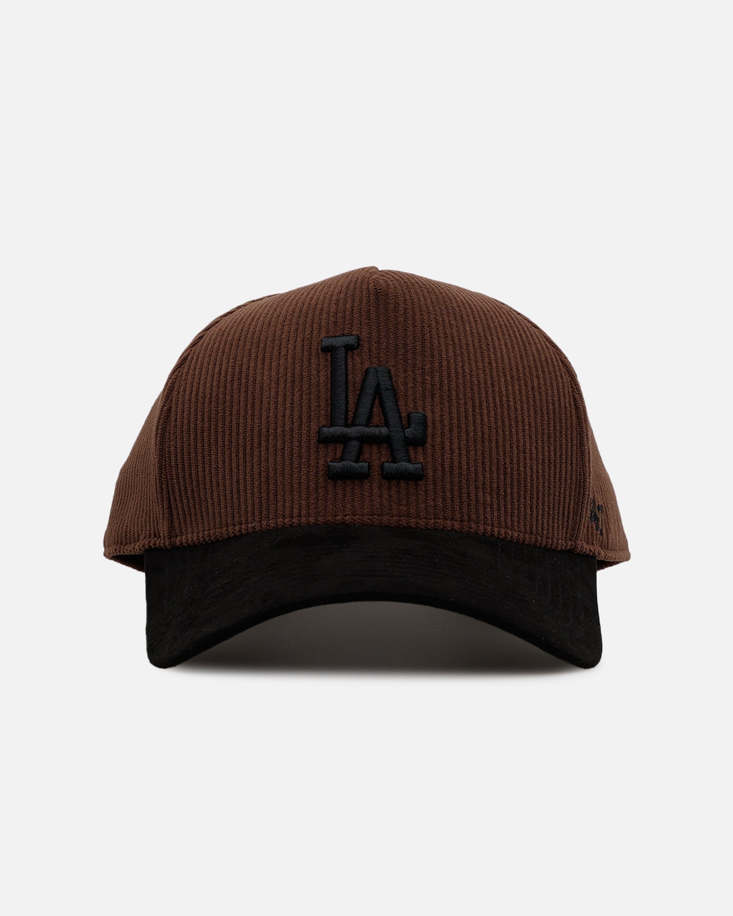 47 Brand Los Angeles Dodgers 'Barren' Offside DT Corduroy Snapback Brown/Black