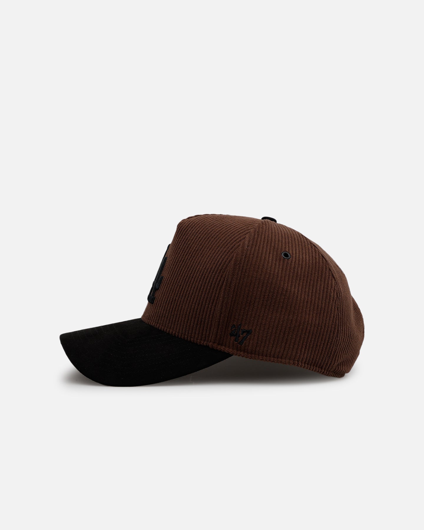 47 Brand Los Angeles Dodgers 'Barren' Offside DT Corduroy Snapback Brown/Black