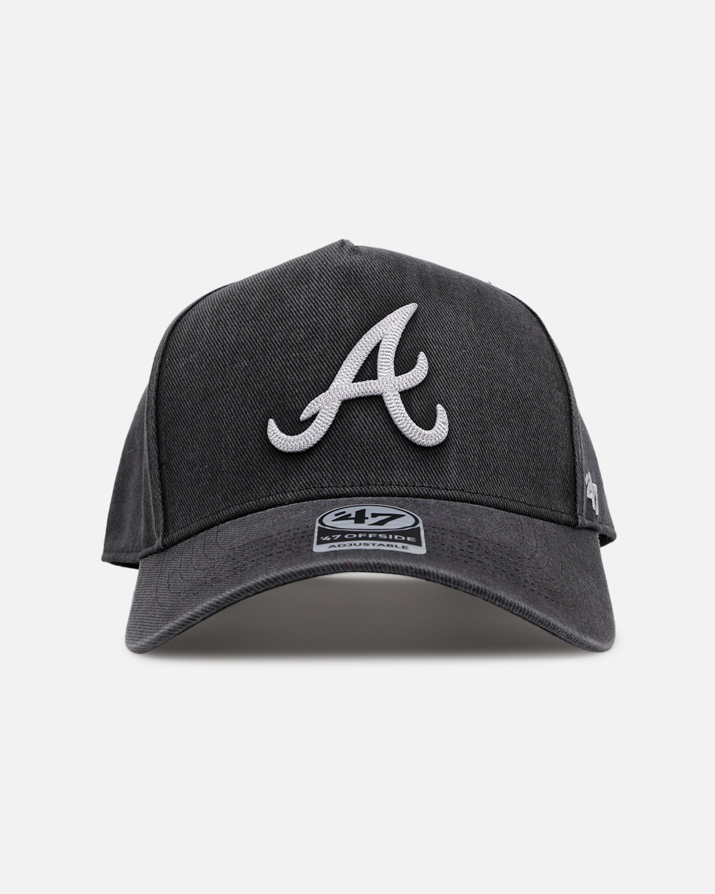 47 Brand Atlanta Braves 'Washed Black' Offside DT Snapback Washed Black