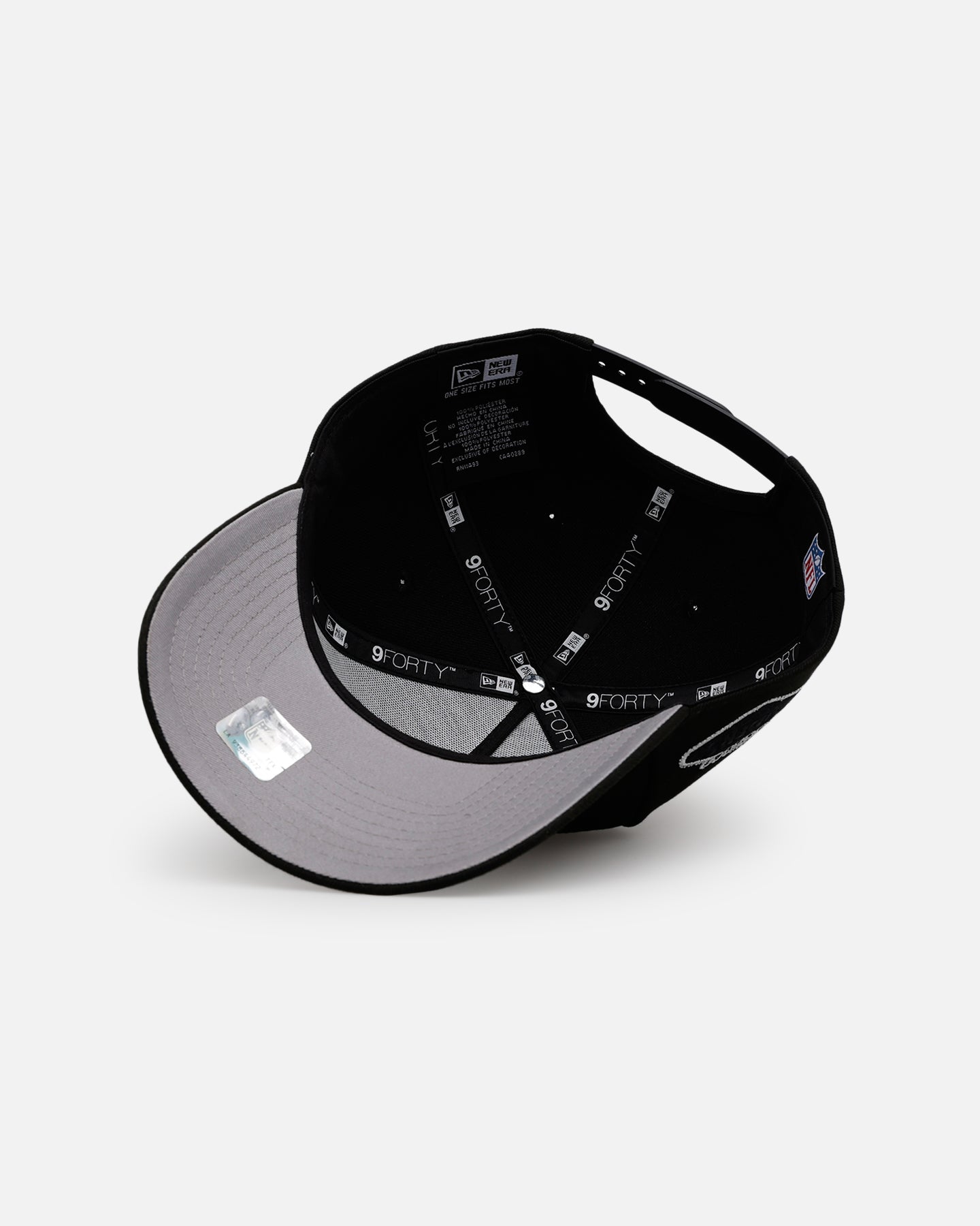 New Era Las Vegas Raiders 'Outline' 9FORTY A-Frame Snapback Black