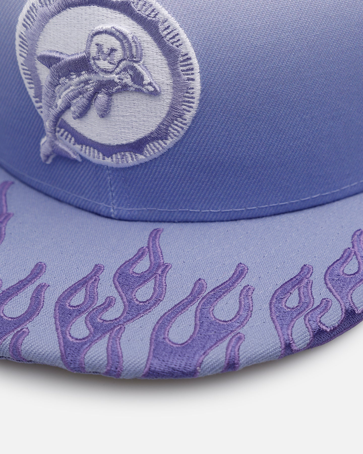 New Era Miami Dolphins 'Sundye Flames' 59FIFTY Fitted Lavender
