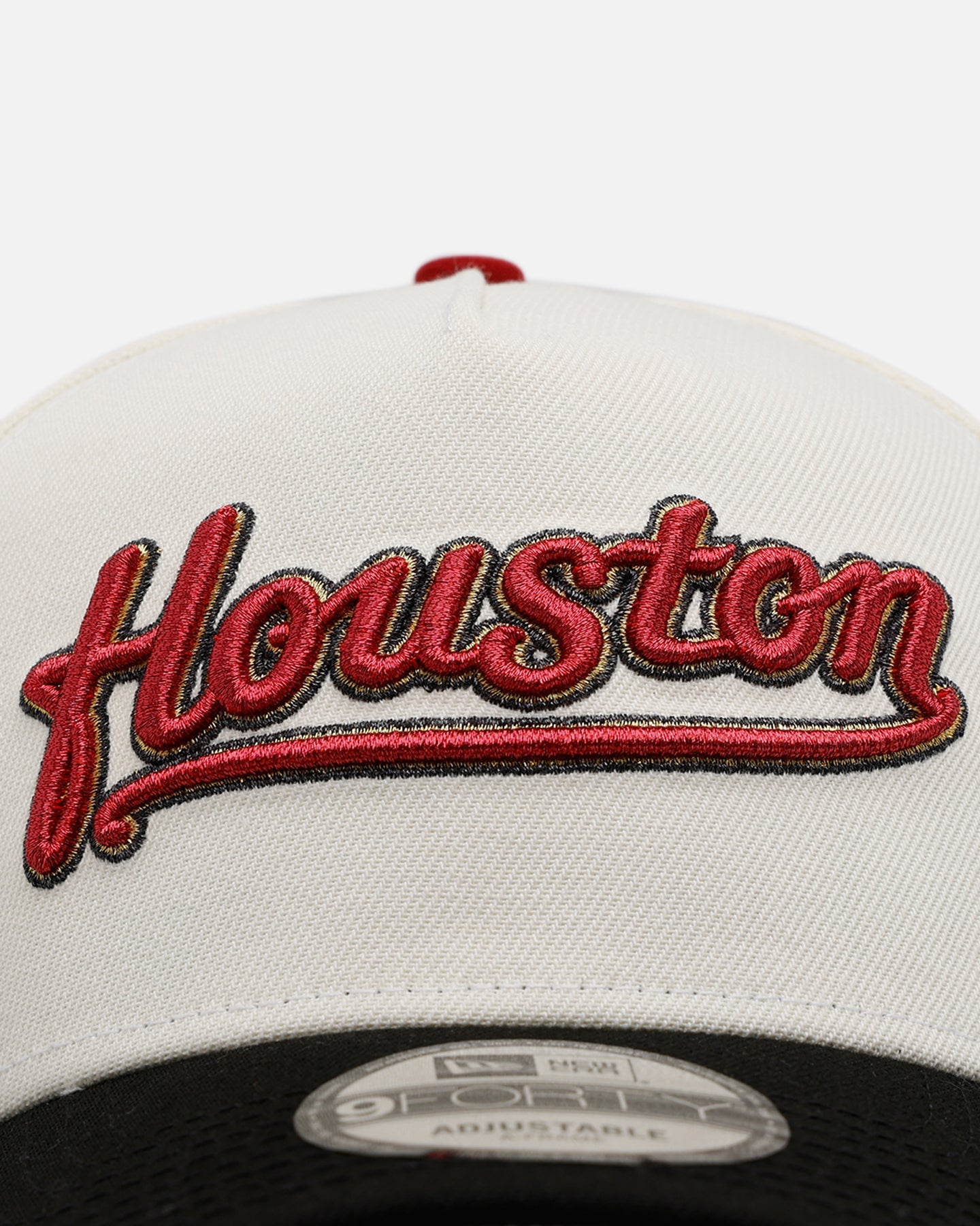 New Era Houston Astros 'Chrome Metallic Wordmark' 9FORTY A-Frame Snapback Chrome