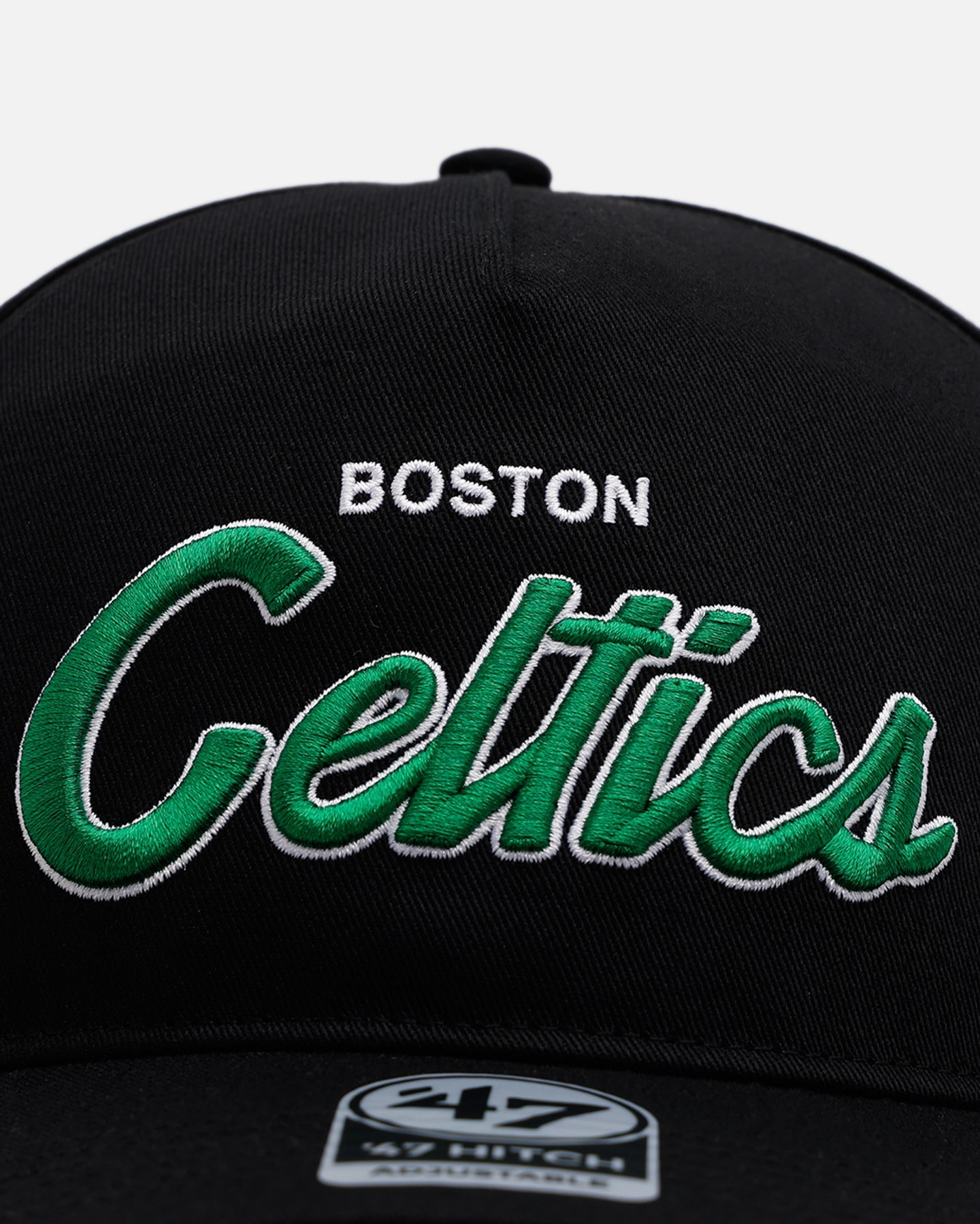47 Brand Boston Celtics 'Black Dome Script' 47 Hitch Snapback Black