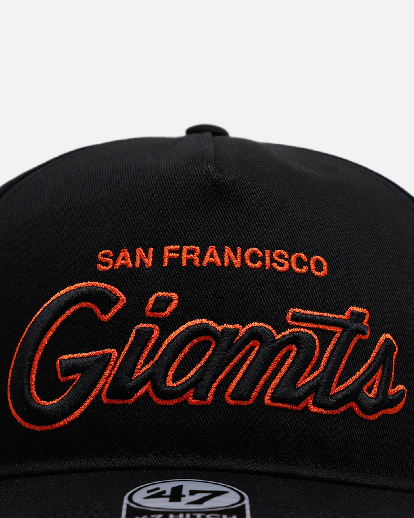 47 Brand San Francisco Giants 'Black Dome Script' 47 Hitch Snapback Black