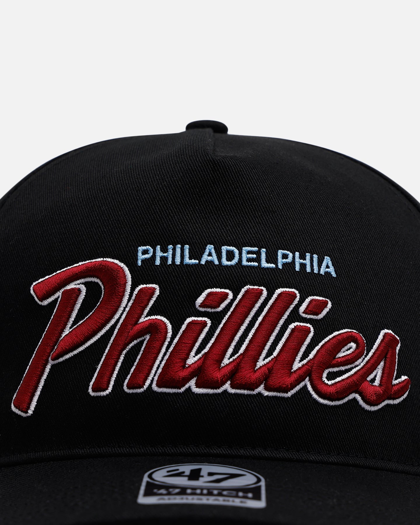 47 Brand Philadelphia Phillies 'Black Dome Script' 47 Hitch Snapback Black