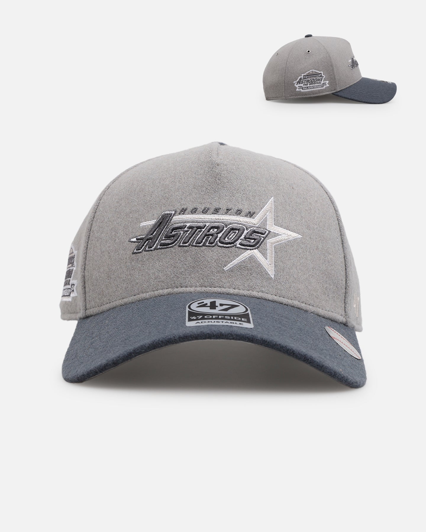 47 Brand Houston Astros 'Shades Of Gray' 47 Offside Snapback Cement
