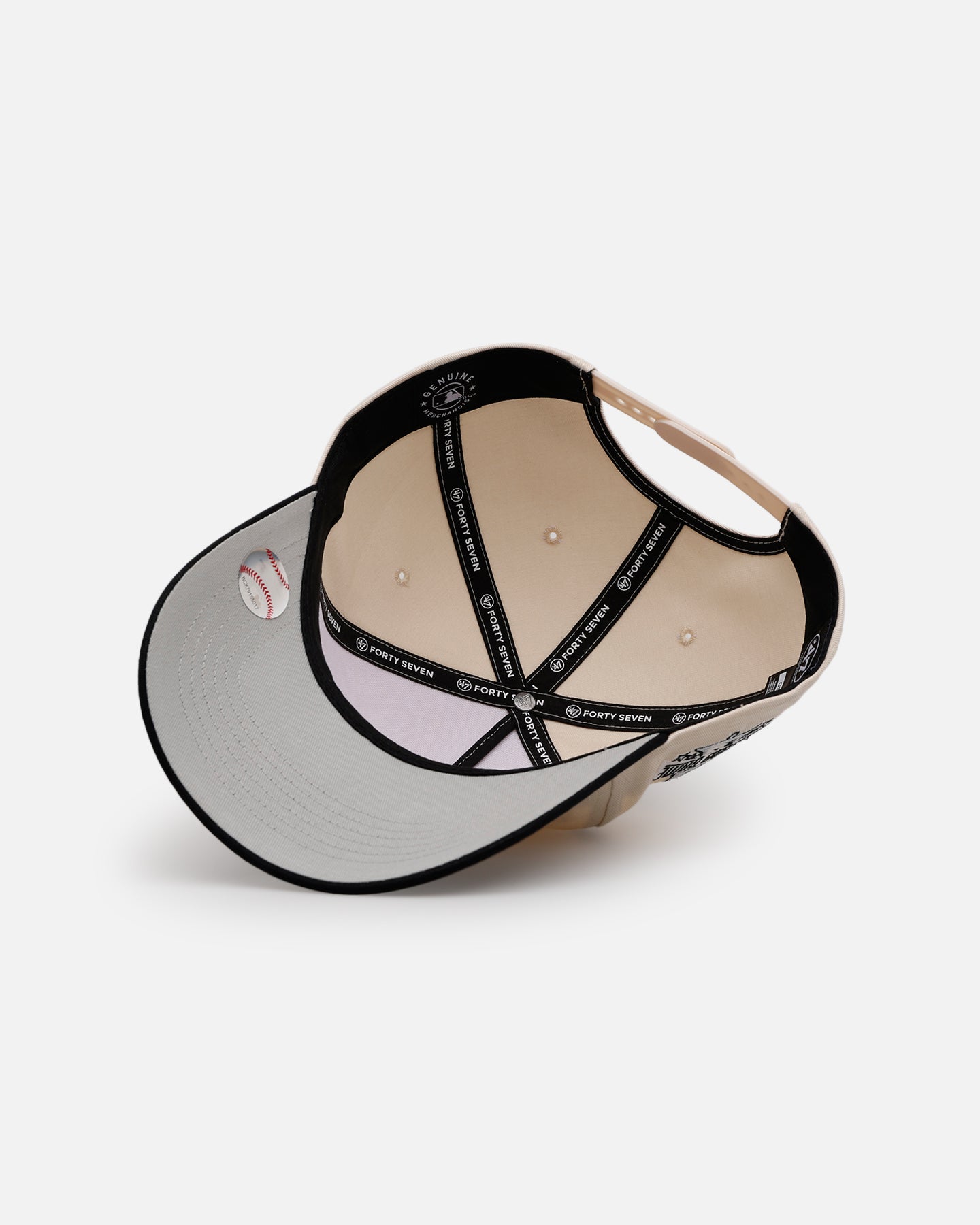 47 Brand Philadelphia Phillies 'Herringbone' 47 Offside Snapback Natural/Black