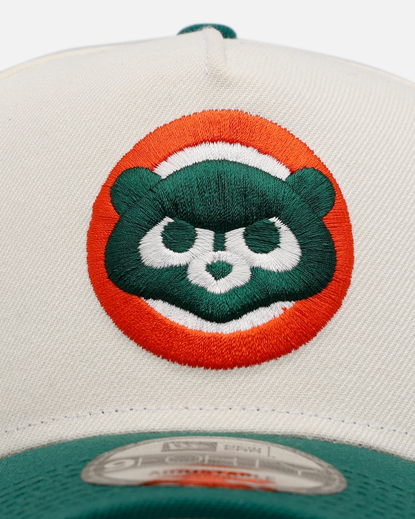 New Era Chicago Cubs 'Citrus' 9FORTY A-Frame Snapback Chrome/Green/Orange