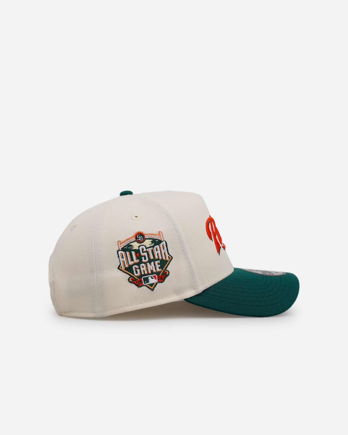 New Era San Diego Padres 'Citrus' 9FORTY A-Frame Snapback Chrome/Green/Orange