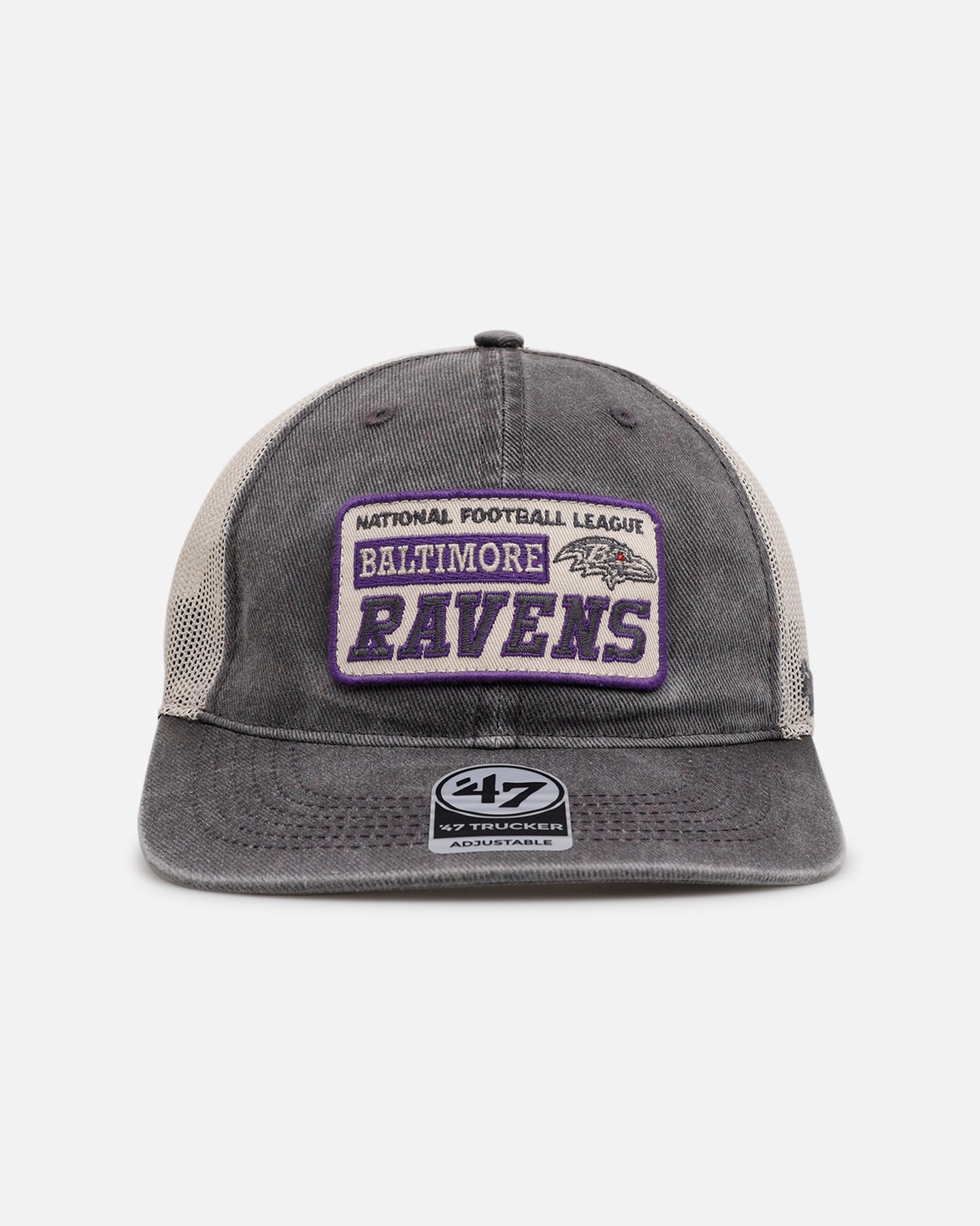 47 Brand Baltimore Ravens 'Canteen' '47 Trucker Snapback Dark Cinder