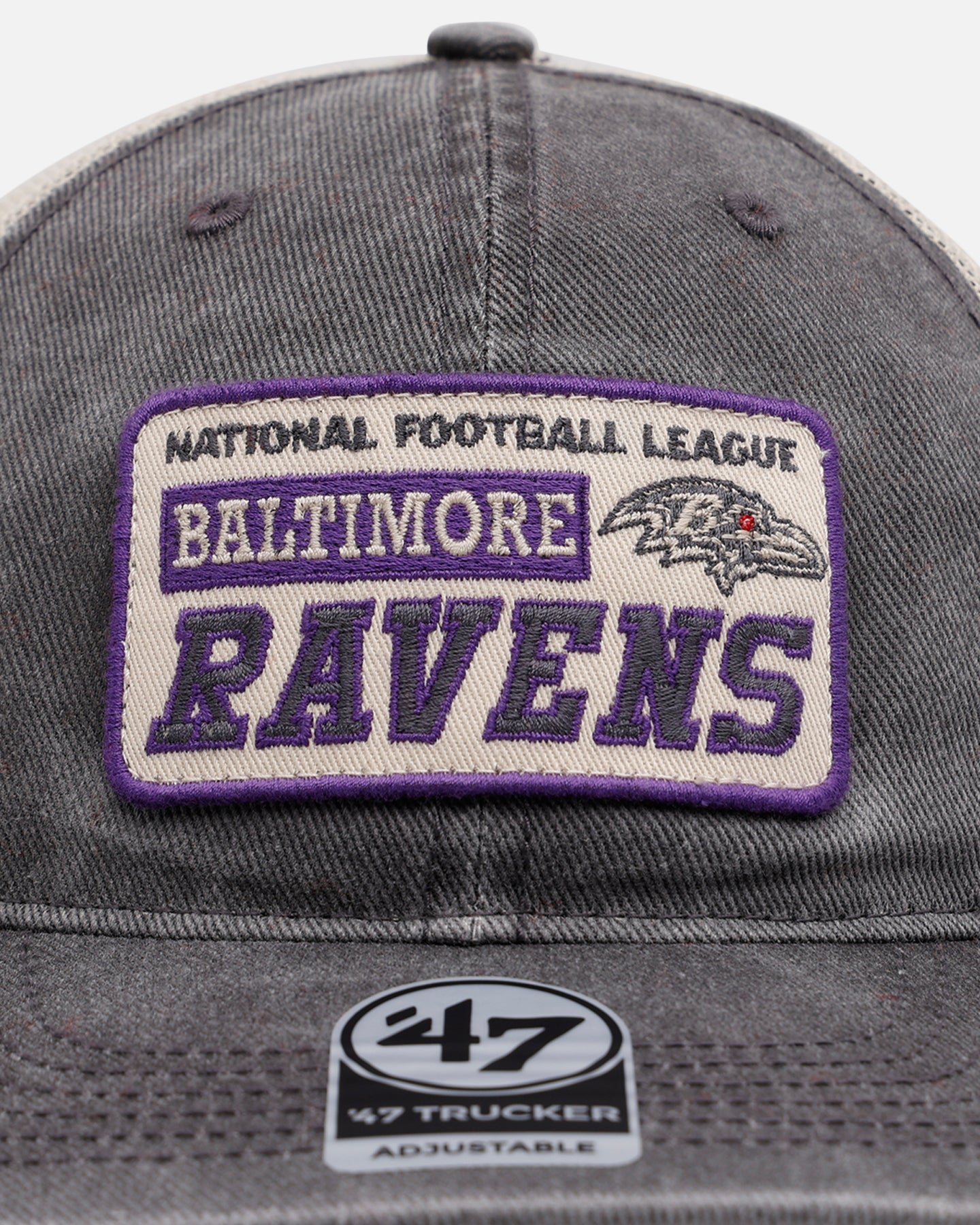47 Brand Baltimore Ravens 'Canteen' '47 Trucker Snapback Dark Cinder
