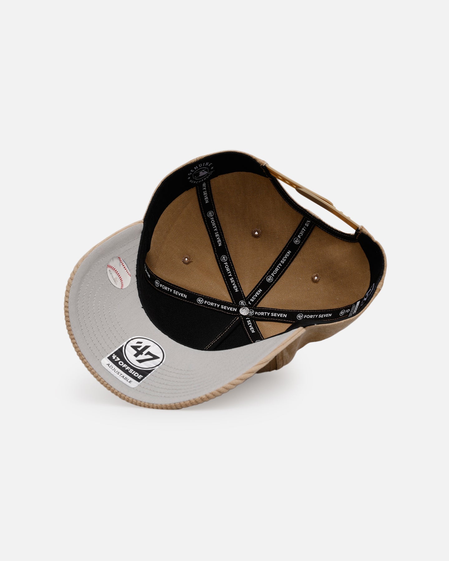 47 Brand Atlanta Braves 'Apollo Cord Khaki' Hitch Snapback Khaki