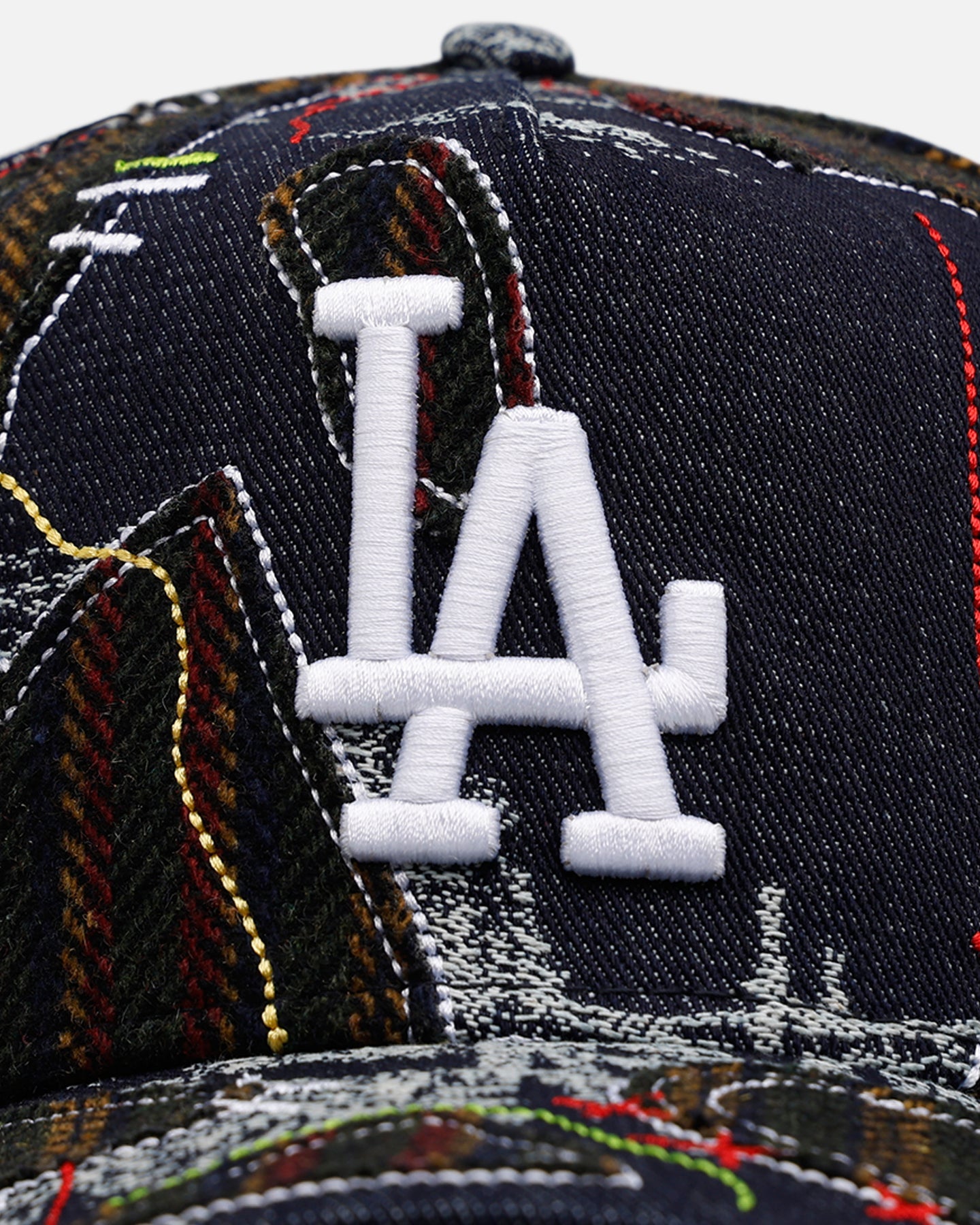 New Era Los Angeles Dodgers 'Running Stitch' 9FORTY A-Frame Snapback Multi
