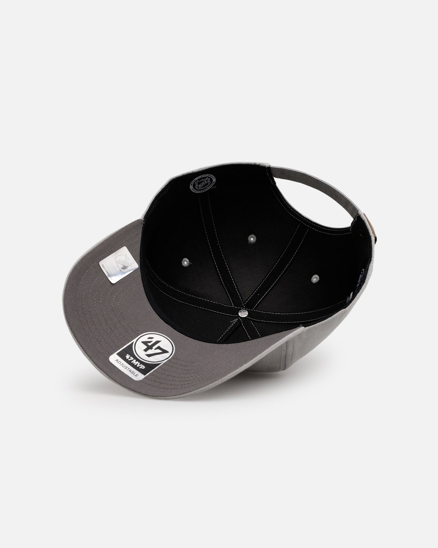 47 Brand Anaheim Ducks 'Ultrasuede' '47 MVP DT Strapback Gray/White