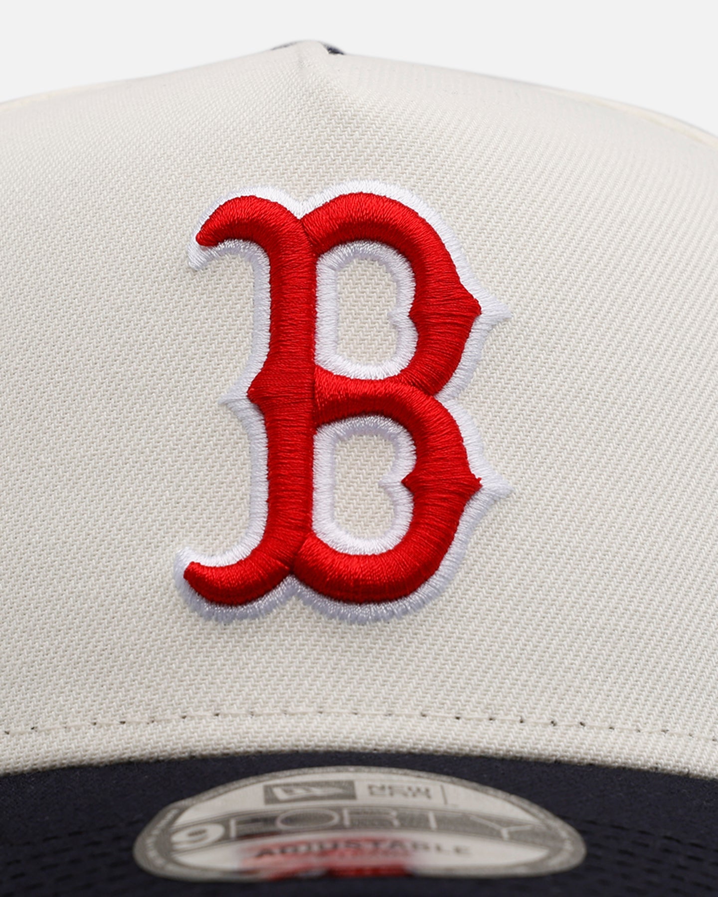 New Era Boston Red Sox 'Team Color Visor' 9FORTY A-Frame Snapback Chrome/Official Team Color