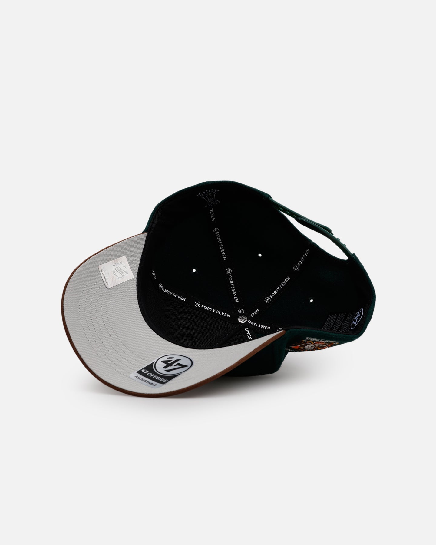 47 Brand Anaheim Ducks 'Fall Leaves' 47 Offside Snapback Green/Brown