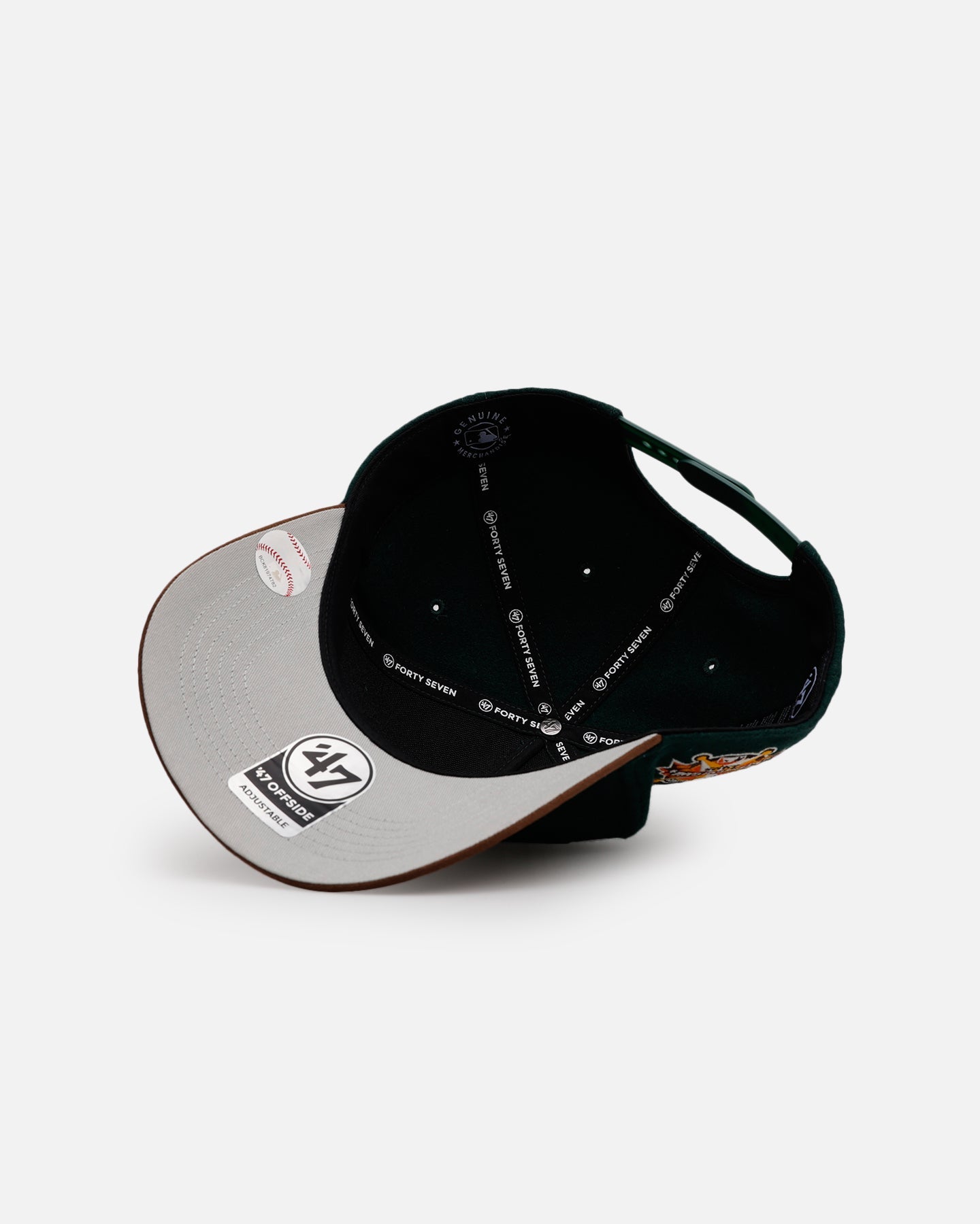 47 Brand Texas Rangers 'Fall Leaves' 47 Offside Snapback Green/Brown