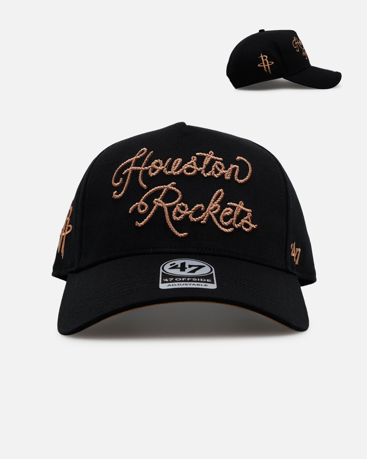 47 Brand Houston Rockets 'Round Em Up' '47 Offside Snapback Black