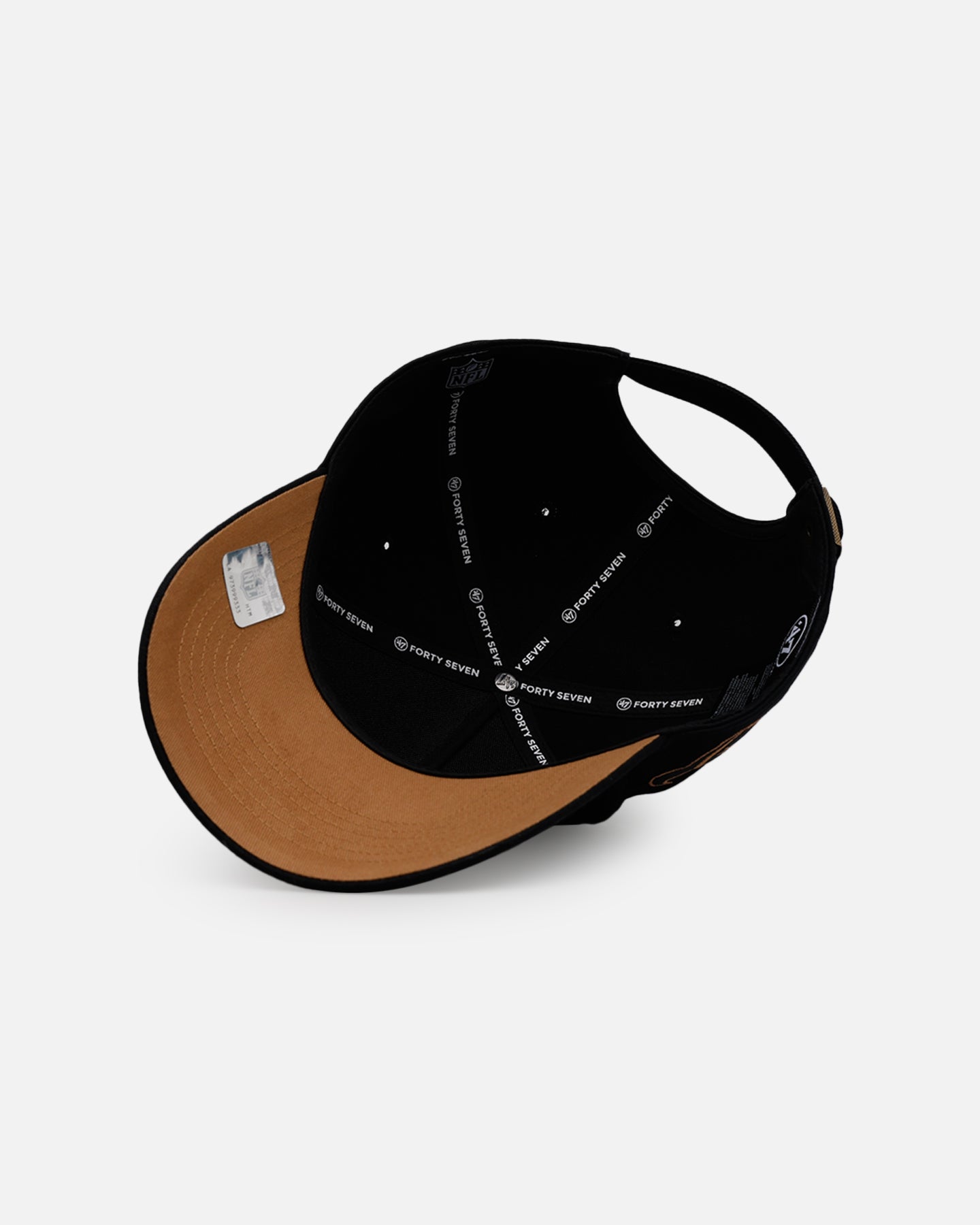 47 Brand Houston Texans 'Round Em Up' '47 Offside Strapback Black