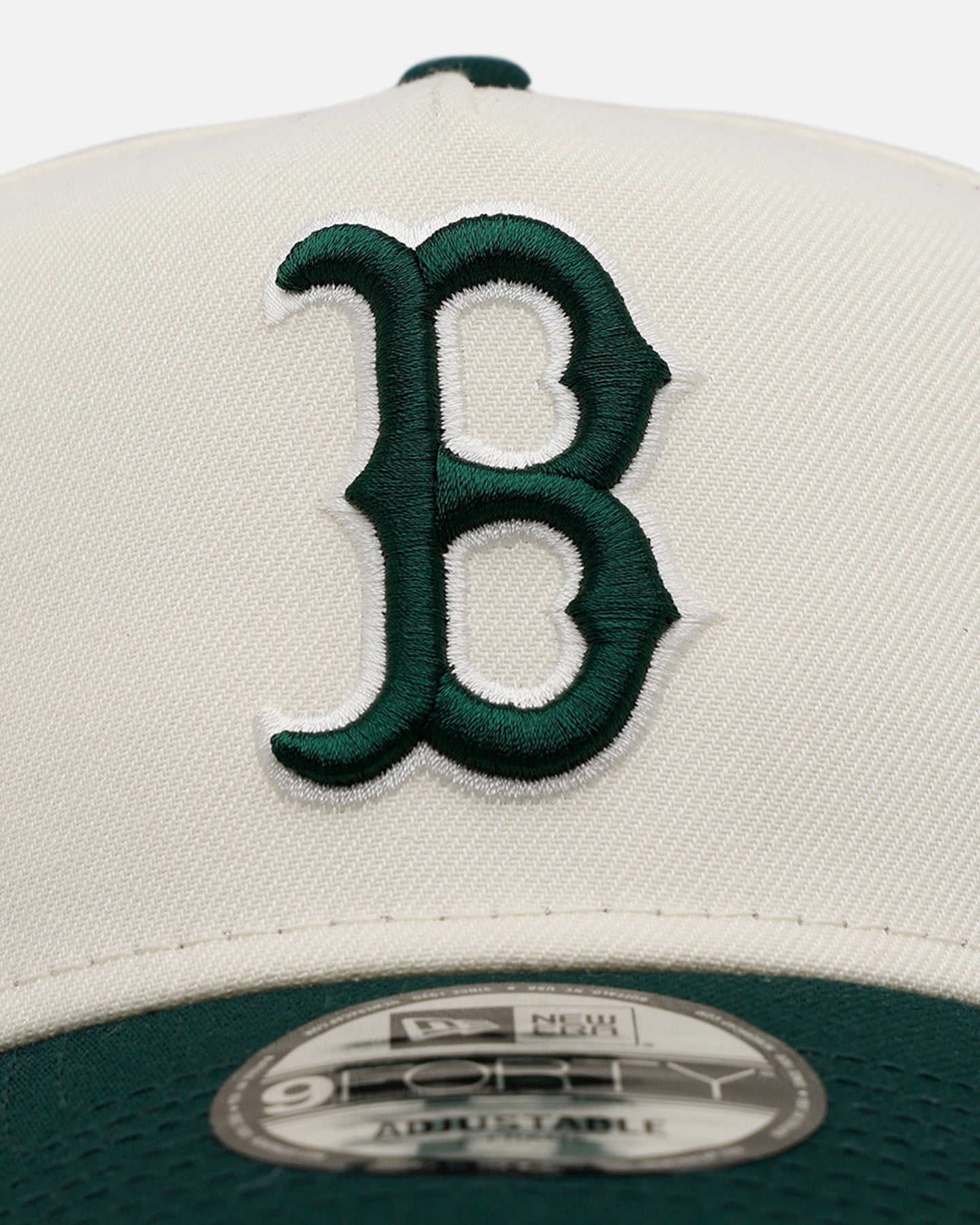 New Era Boston Red Sox 'Evergreen' 9FORTY A-Frame Snapback Chrome/Dark Green