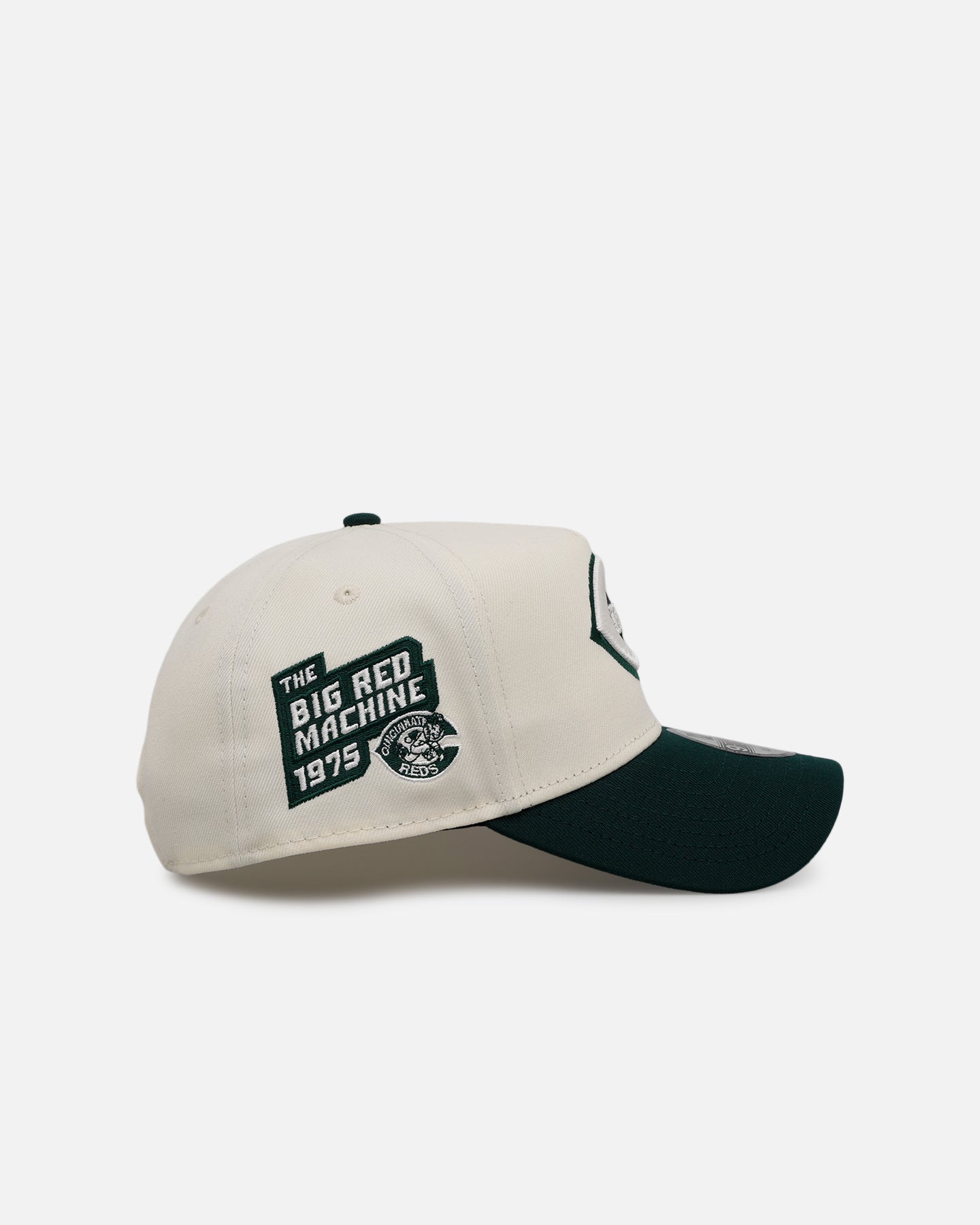 New Era Cincinnati Reds 'Evergreen 2.0' 9FORTY A-Frame Snapback Chrome/Dark Green