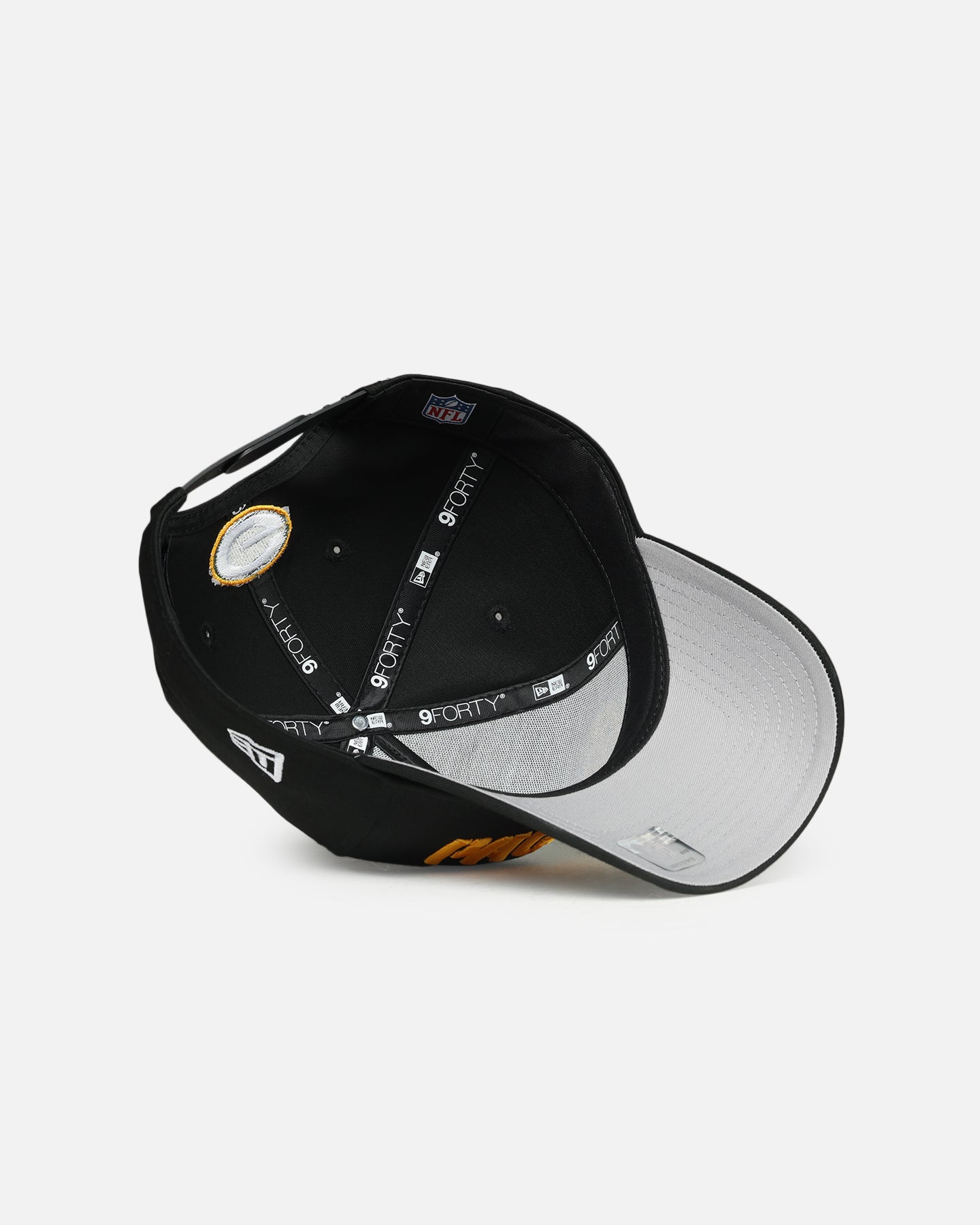New Era Green Bay Packers 'Upside Down Logo' 9FORTY A-Frame Snapback Black