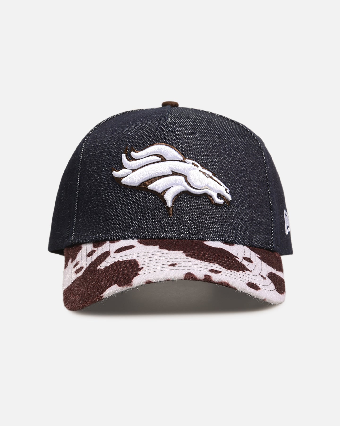 New Era Denver Broncos 'Denim Cowhide' 9FORTY A-Frame Snapback Navy
