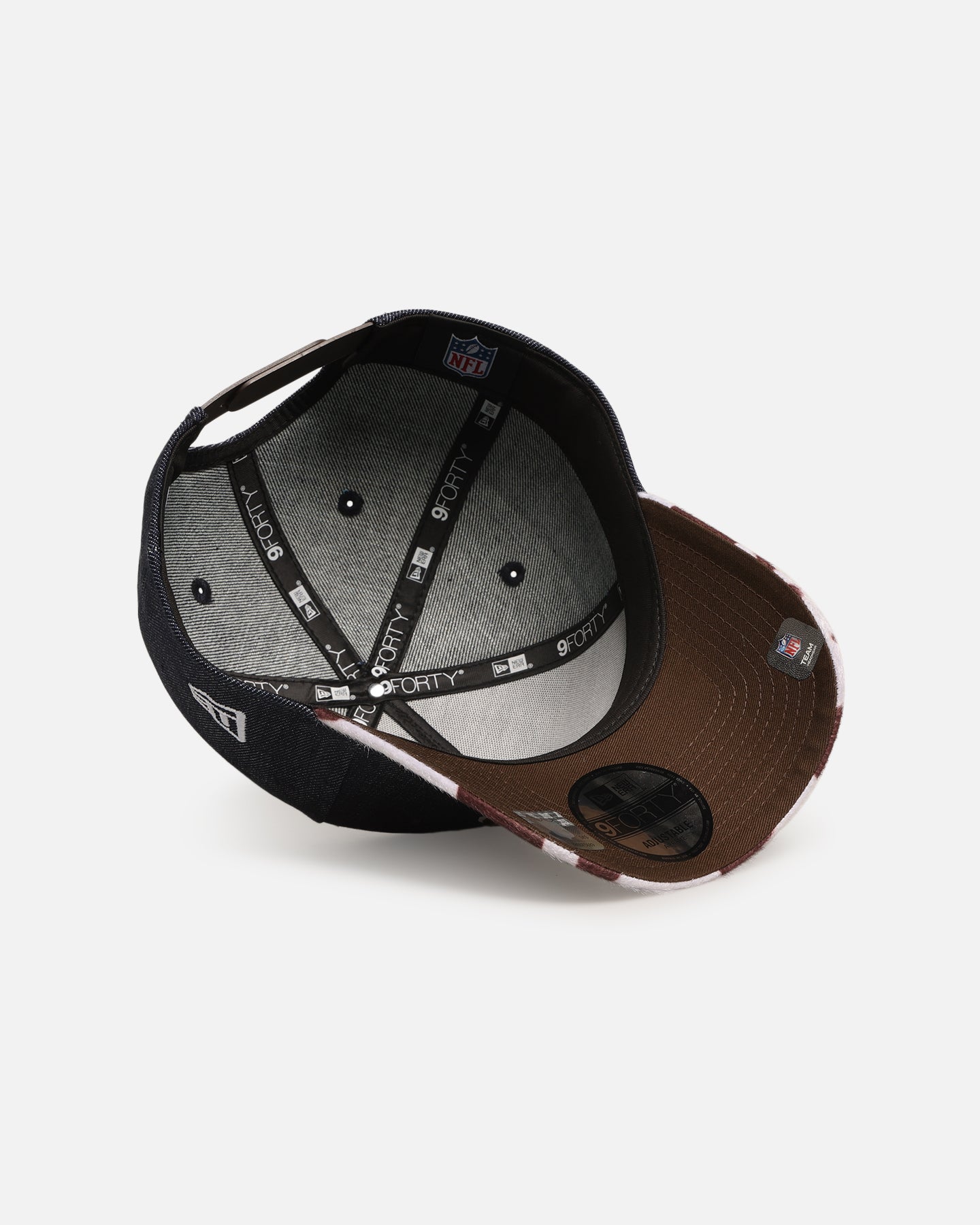 New Era Houston Texans 'Denim Cowhide' 9FORTY A-Frame Snapback Navy