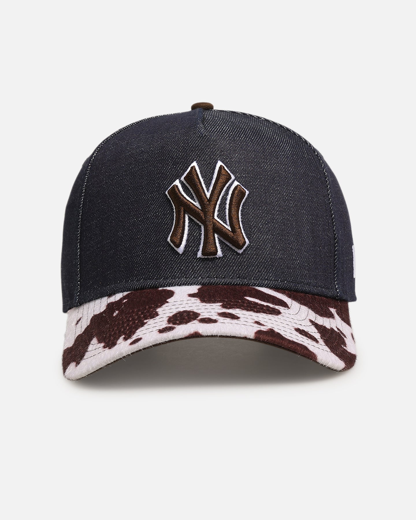 New Era New York Yankees 'Denim Cowhide' 9FORTY A-Frame Snapback Navy