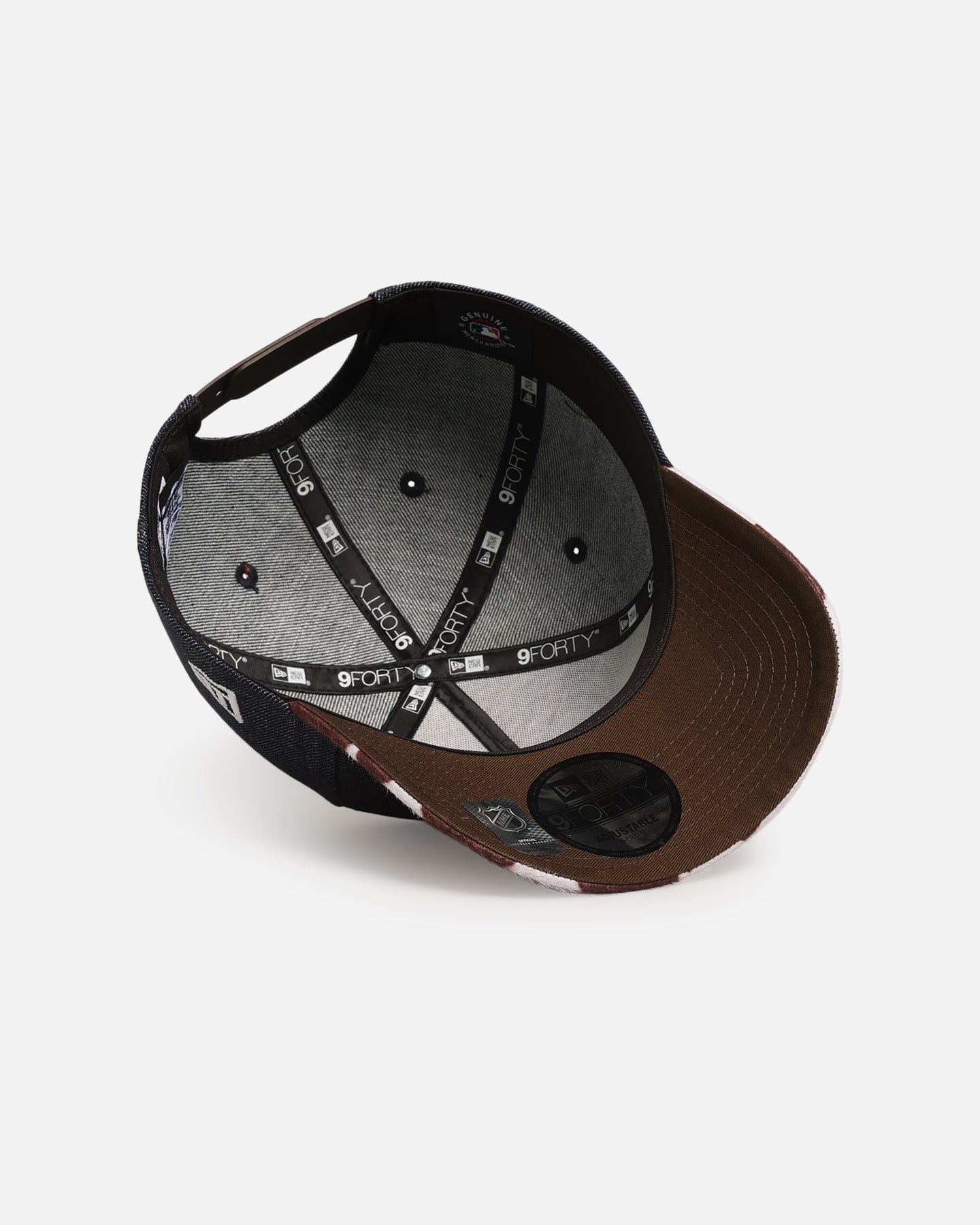 New Era New York Yankees 'Denim Cowhide' 9FORTY A-Frame Snapback Navy