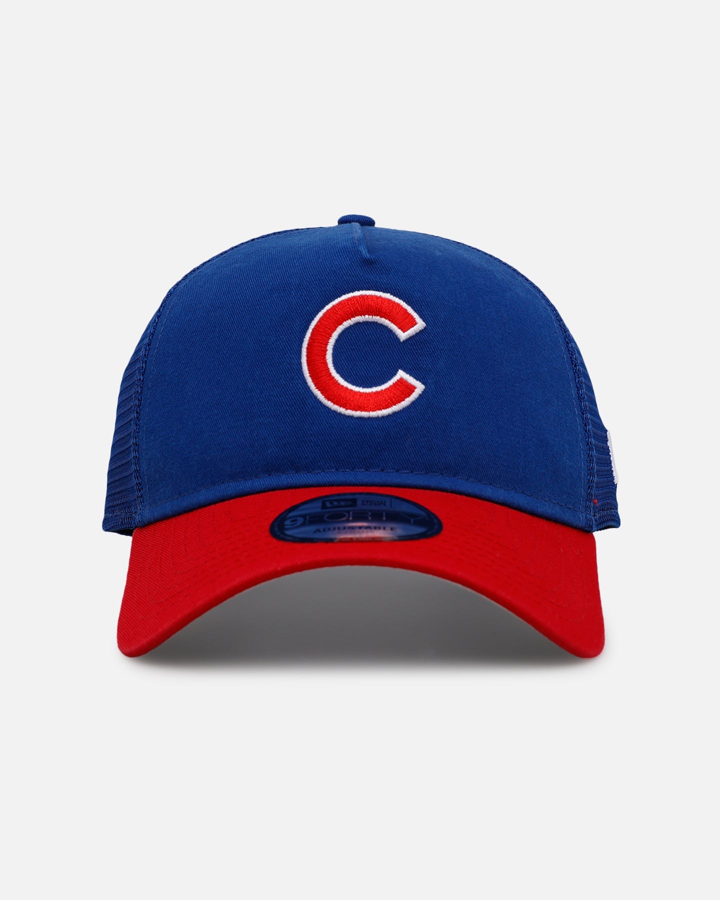 New Era Chicago Cubs 'Washed Truckers' 9FORTY A-Frame Trucker Snapback Official Team Color