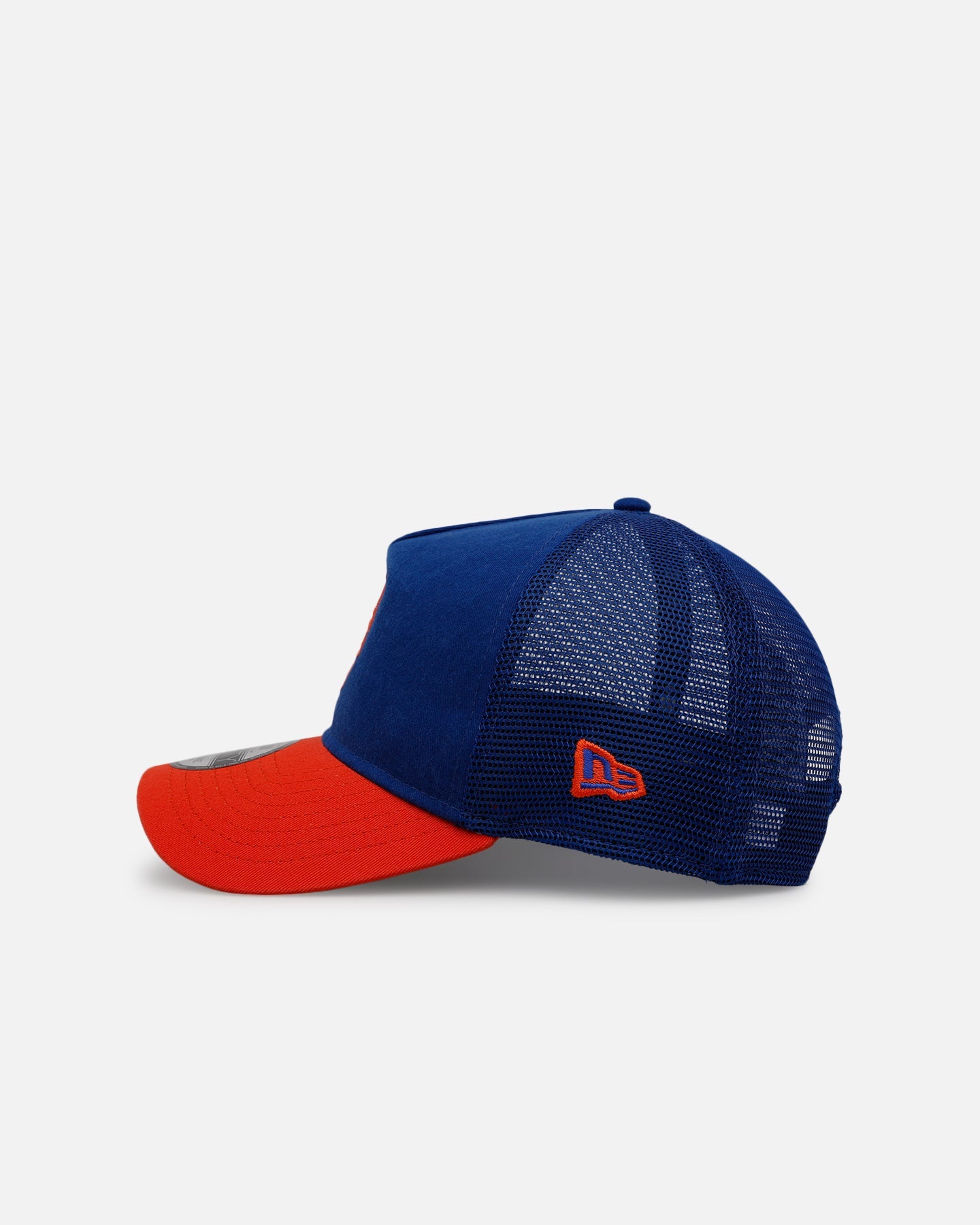 New Era New York Mets 'Washed Truckers' 9FORTY A-Frame Trucker Snapback Official Team Color