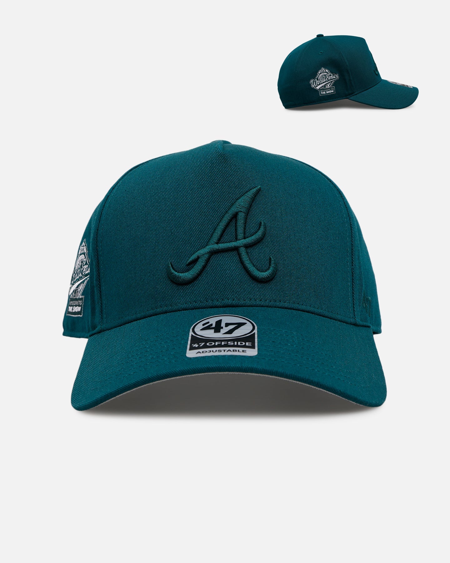 47 Brand Atlanta Braves 'Pacific Green' 47 Offside Snapback Pacific Green