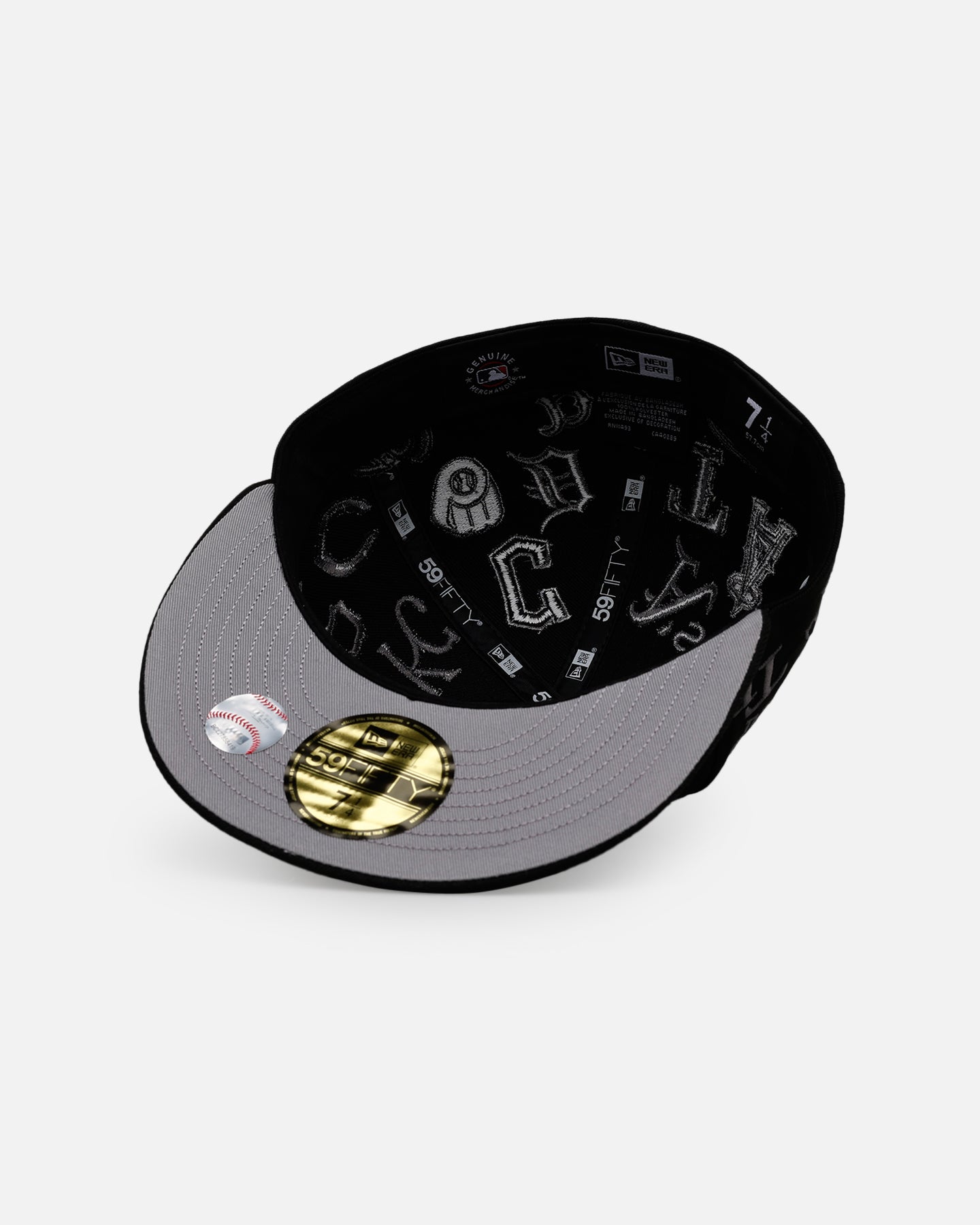 New Era MLB All Over Stealth 59FIFTY Fitted Black/Charcoal