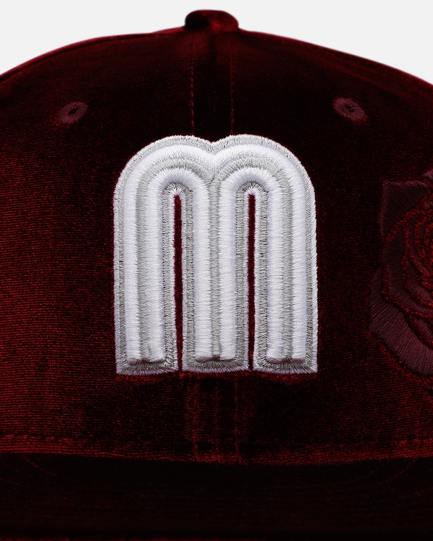 New Era Mexico National Baseball Team 'Velvet Roses' 59FIFTY Fitted Maroon